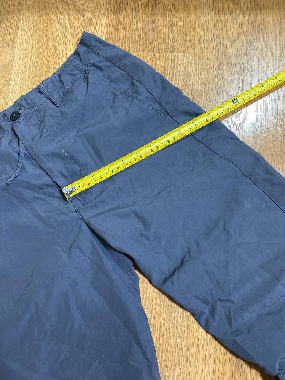 Diesel × Vintage Vintage 90s Y2K Diesel Big Logo Blue Cargo Long Shorts Size US 28 / EU 44 - 19 Thumbnail