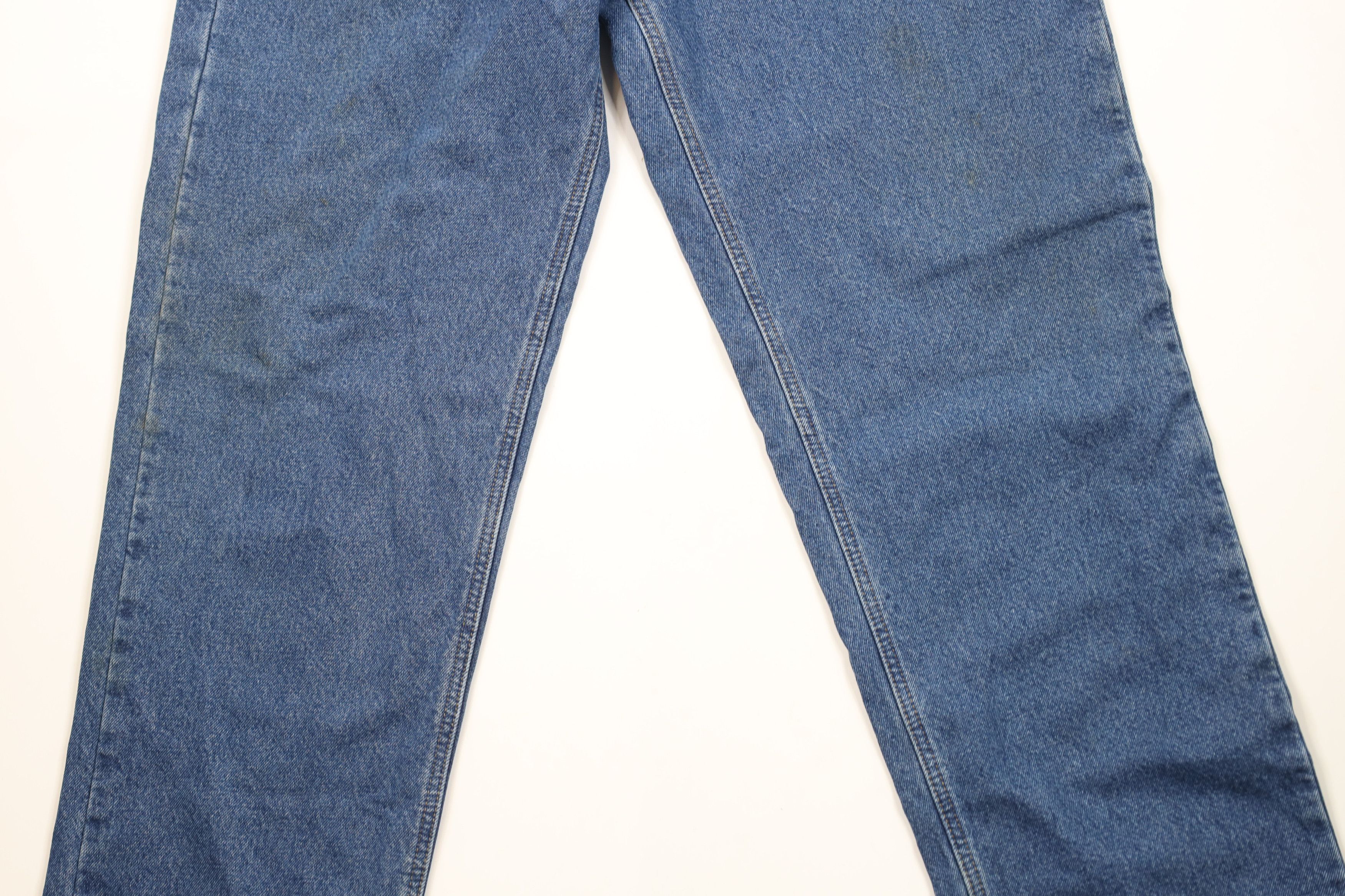 Carhartt × Vintage Vintage Y2K Carhartt Flannel Lined Relaxed Wide Leg Jeans Size US 36 / EU 52 - 4 Thumbnail