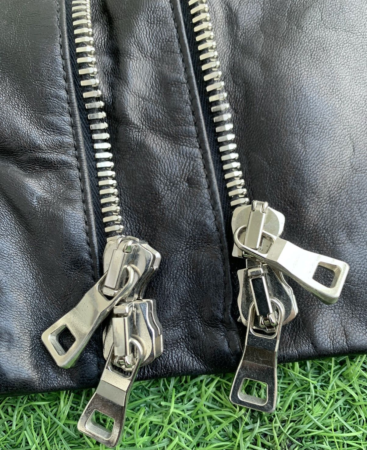 Balmain Balmain Paris Double Collar Biker Lamb Leather Zipper Size US L / EU 52-54 / 3 - 16 Thumbnail