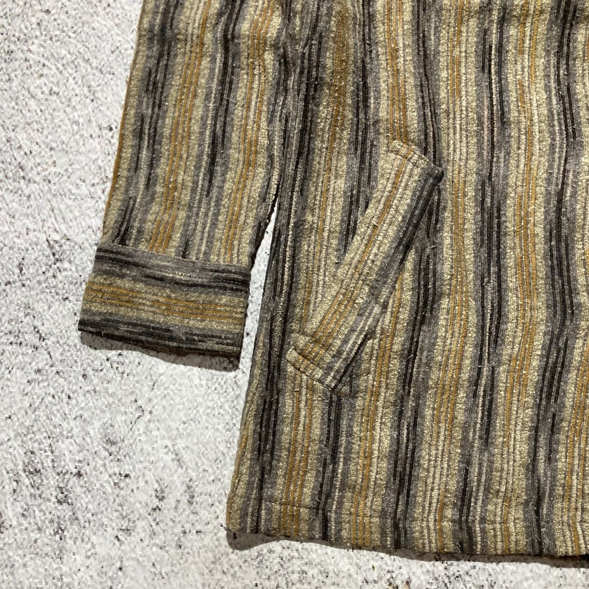 Japanese Brand 🇯🇵 Vintage Katharine Hamnett London Texture Shirt Luxury Size US M / EU 48-50 / 2 - 9 Thumbnail