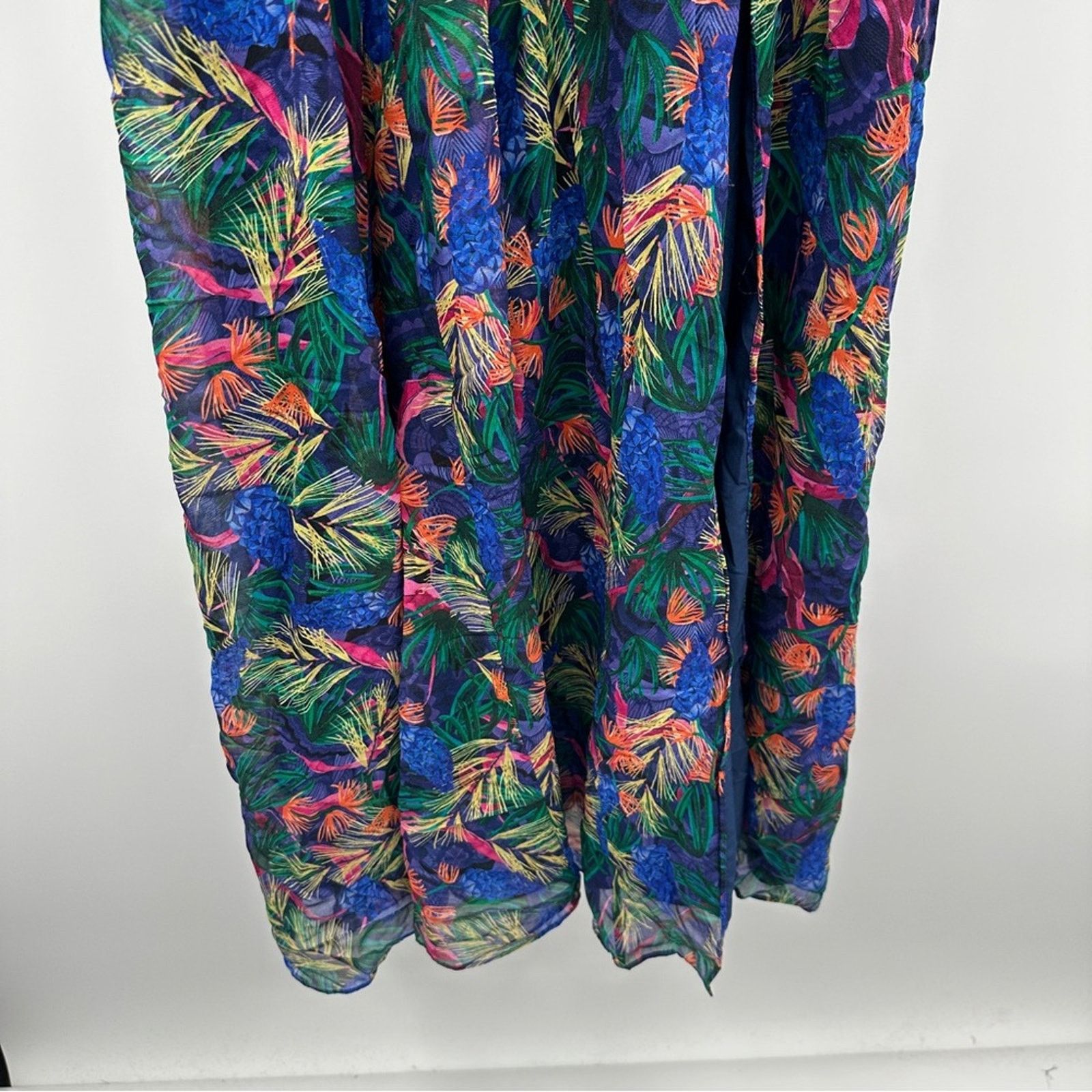Other RTR Saloni Jacqui B Long Sleeve Multicolor Printed Dress Size XS / US 0-2 / IT 36-38 - 5 Thumbnail