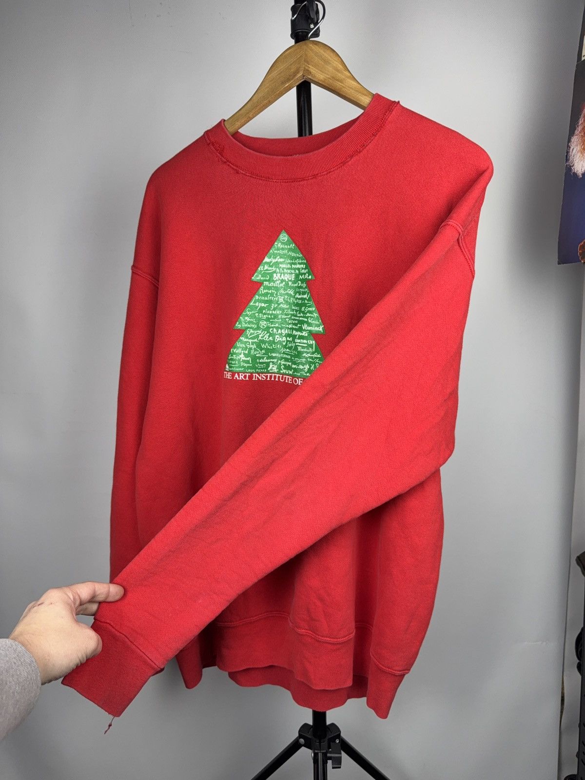 Vintage 90s Art Institute of Chicago Artist Tree Sweatshirt XL Size US XL / EU 56 / 4 - 8 Thumbnail