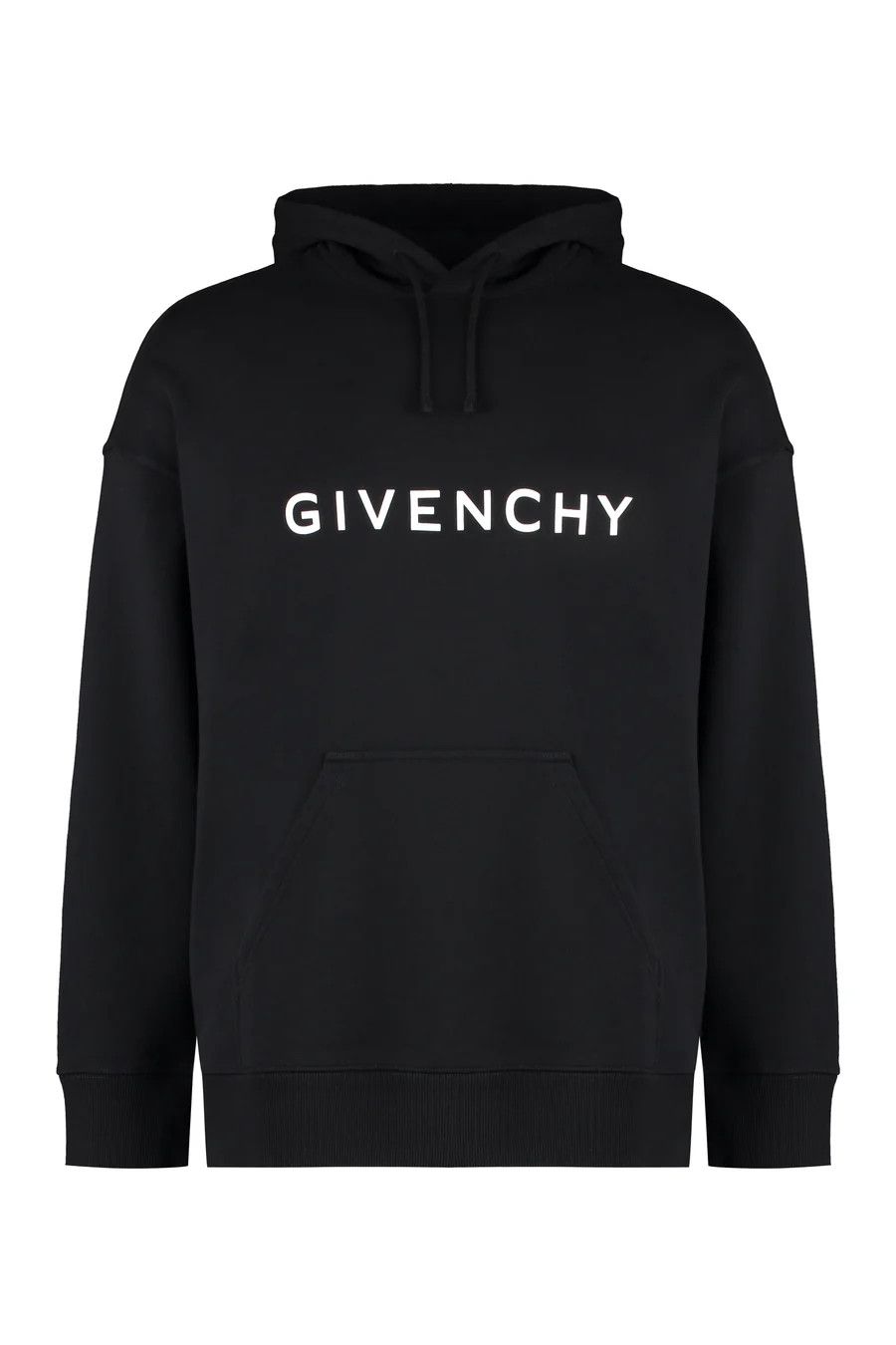 Givenchy o1srvl11e1224 Cotton Hoodie in Black Size US XL / EU 56 / 4 - 1 Thumbnail