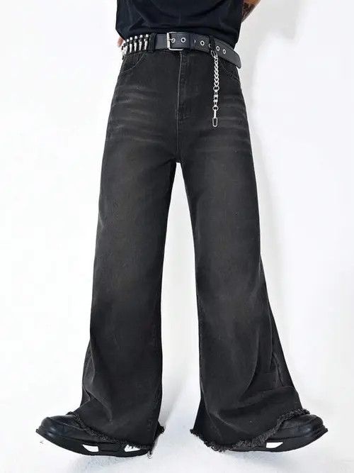 Jean Wide Leg Opium 90s Jeans Denim Size US 32 / EU 48 - 1 Thumbnail