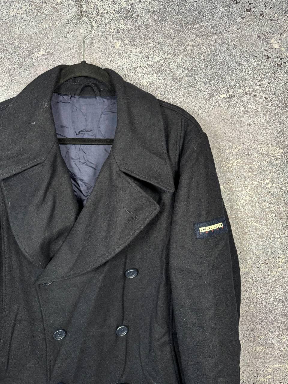 Iceberg ICEBERG Jacket Padded Double Breast Wool Blend Size US XL / EU 56 / 4 - 2 Thumbnail