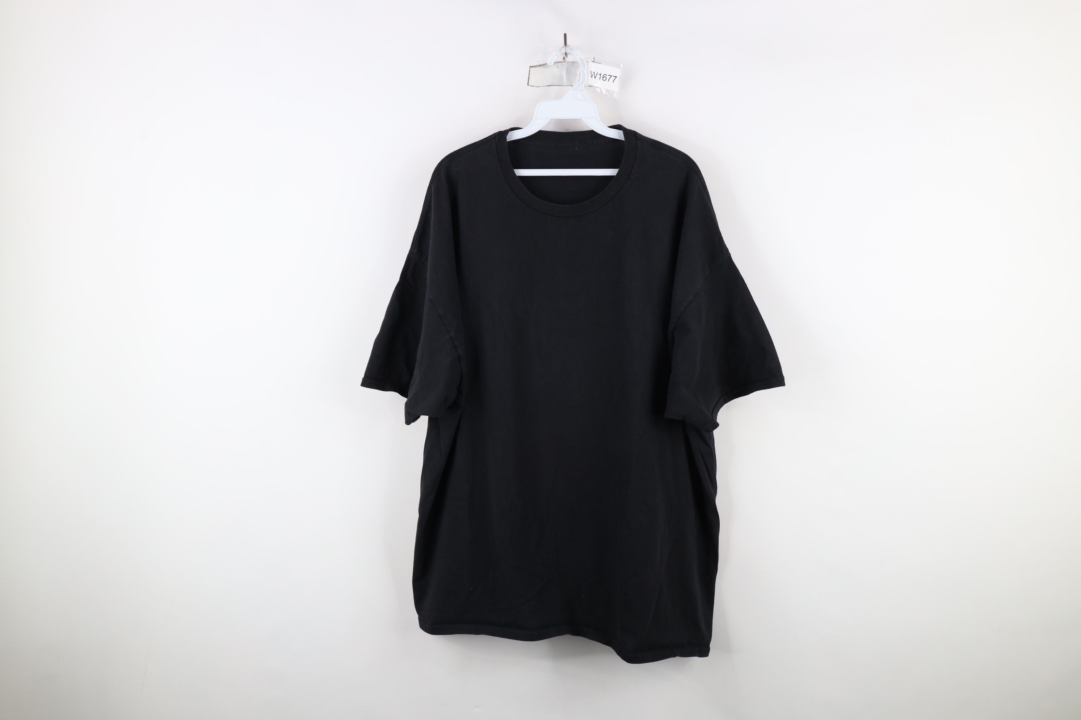 Vintage Vintage 90s Streetwear Short Sleeve T-Shirt Black Cotton Size US XXL / EU 58 / 5 - 1 Thumbnail