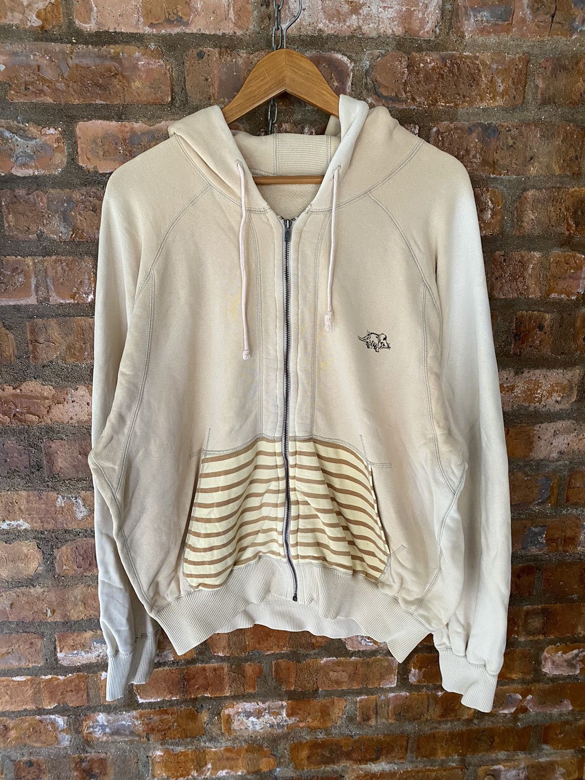 Japanese Brand 1980s PAPAS Dinosaur Triceratops hoodie Size US L / EU 52-54 / 3 - 2 Thumbnail