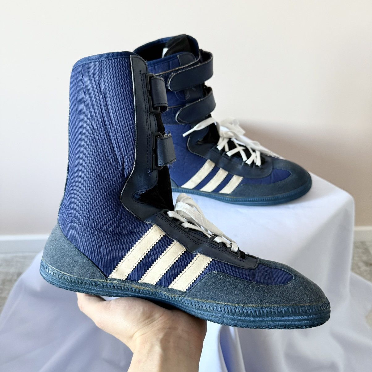 Adidas 80s Adidas Windsurfing Archive Boxing Shoes Boots Y2K Size US 10 / EU 43 - 14 Thumbnail