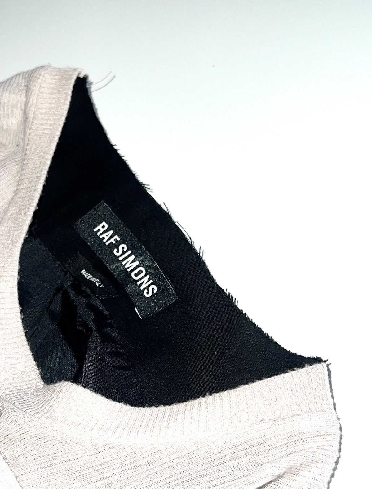 Raf Simons "long-sleeve knit with different front and back. Size US S / EU 44-46 / 1 - 8 Thumbnail