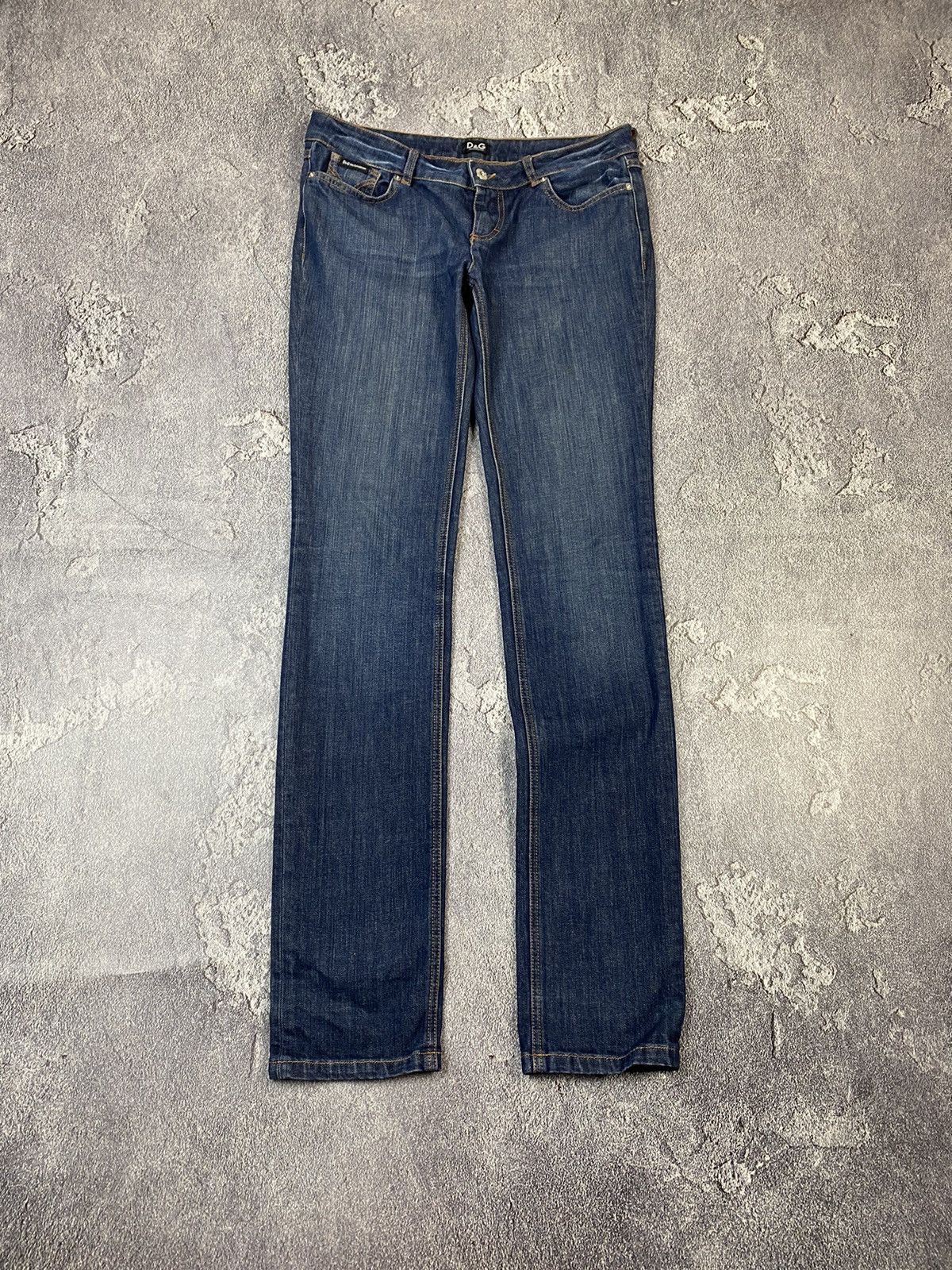 Dolce & Gabbana Luxury Dolce & Gabbana Skinny Blue Washed Jeans Size 29" - 6 Thumbnail