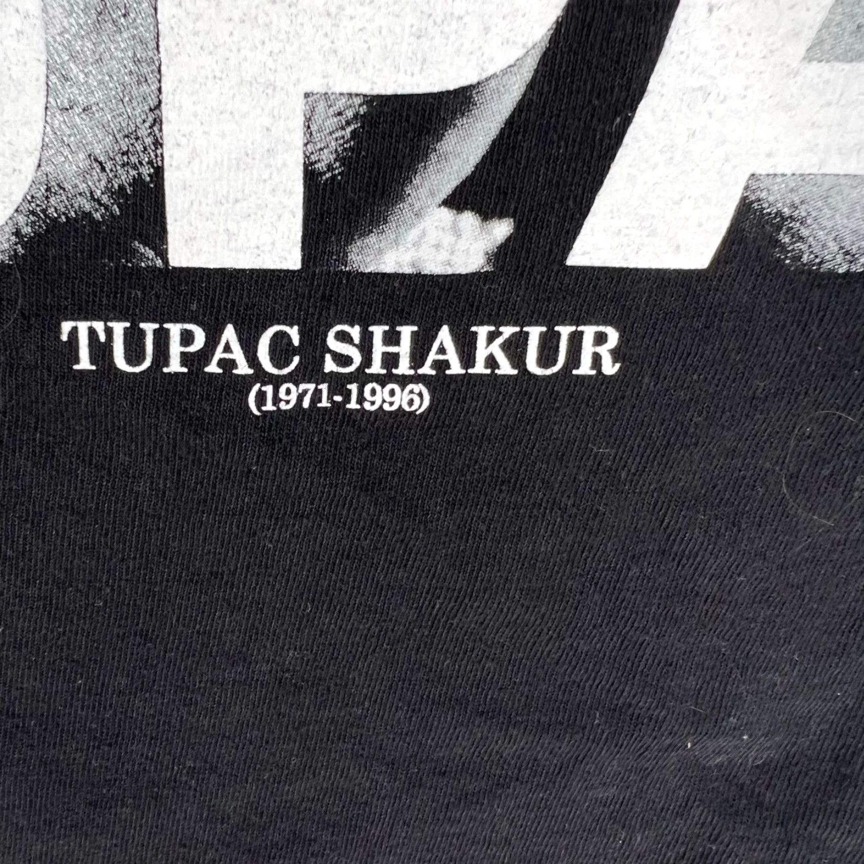 Vintage TUPAC SHAKUR 71 T Shirt Adult Size L Black 2 Sided Graphic Tee Shirt Mens Graphic Tee 71 T Shirt Black L Size US L / EU 52-54 / 3 - 3 Thumbnail