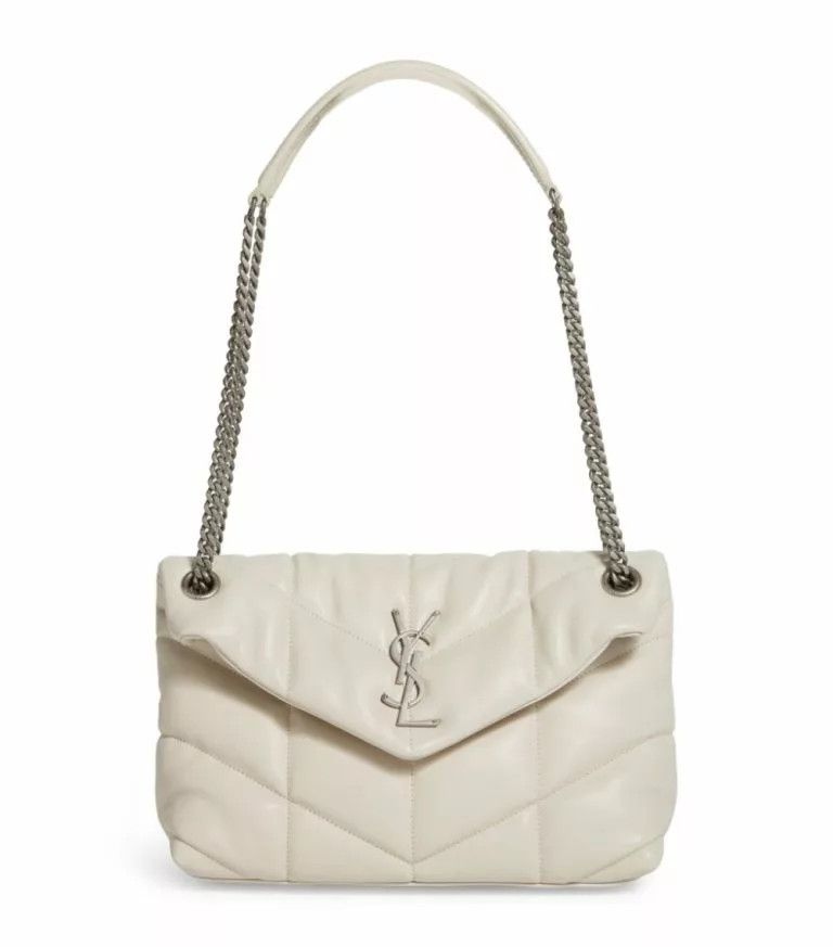 Saint Laurent Paris o1s1wg111024 Size: OS / Puffer Small Leather Bag Off White Size ONE SIZE - 1 Thumbnail