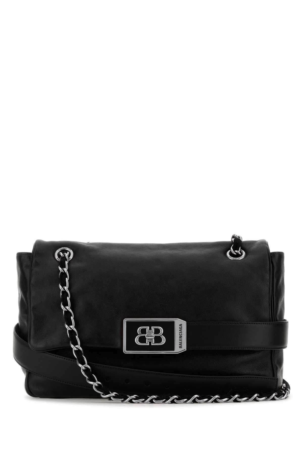 Balenciaga Black Leather Modu Shoulder Bag Size ONE SIZE - 1 Thumbnail