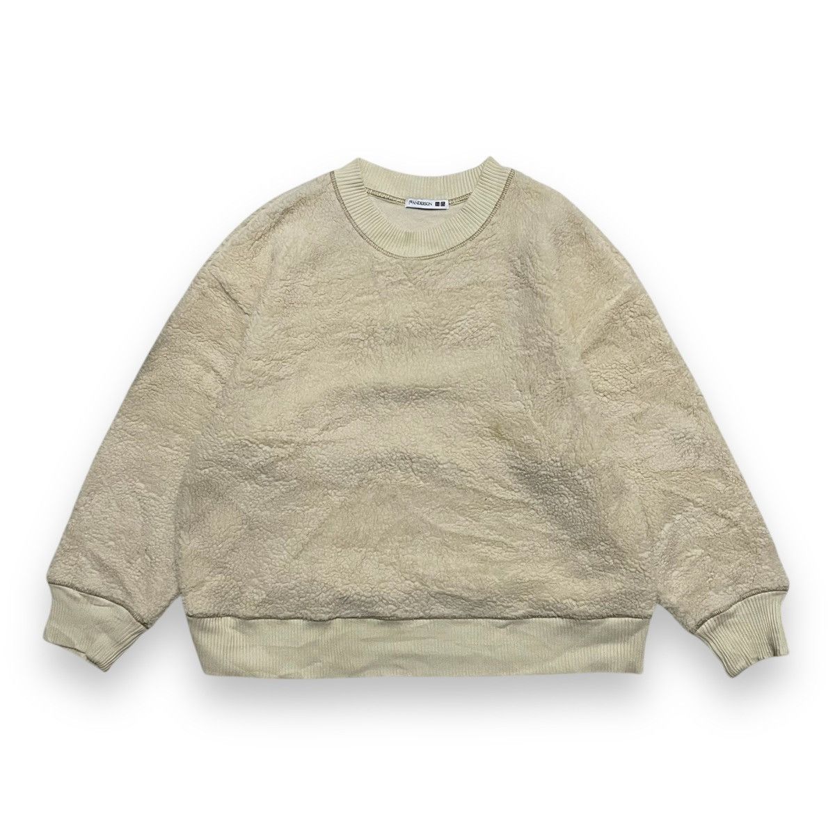 JW Anderson × Uniqlo Jwandwrson Fleece Sweatshirt Beige Colour Size US L / EU 52-54 / 3 - 1 Thumbnail