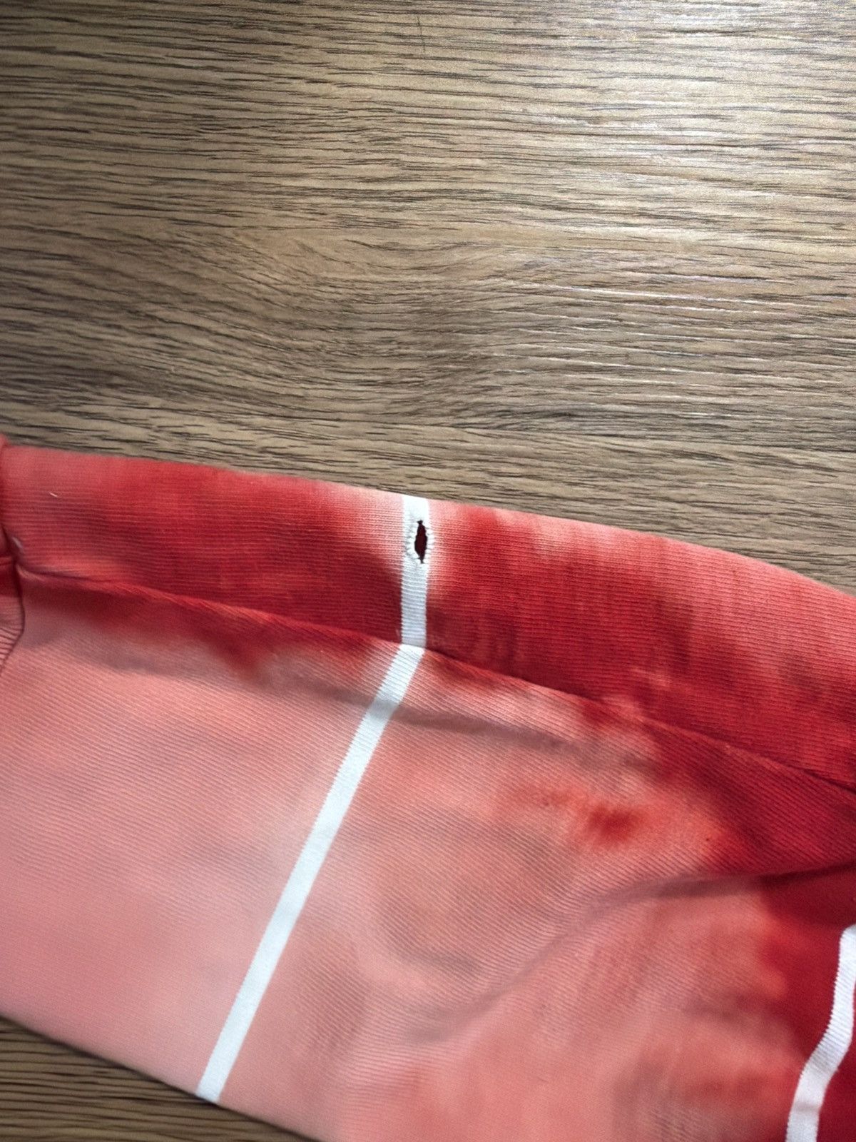 Balenciaga Balenciaga Mock Neck Bleach Dyed Striped Long Sleeve Size US S / EU 44-46 / 1 - 5 Thumbnail