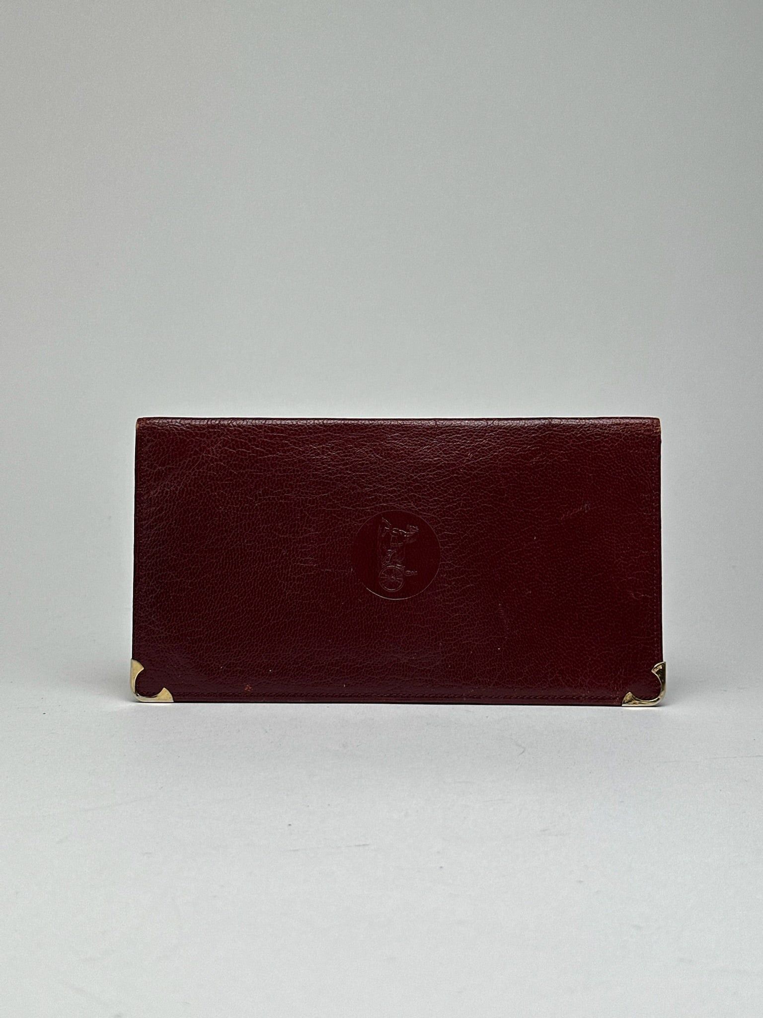 Celine Vintage Paris leather card holder, I’d holder burgundy Size ONE SIZE - 1 Thumbnail
