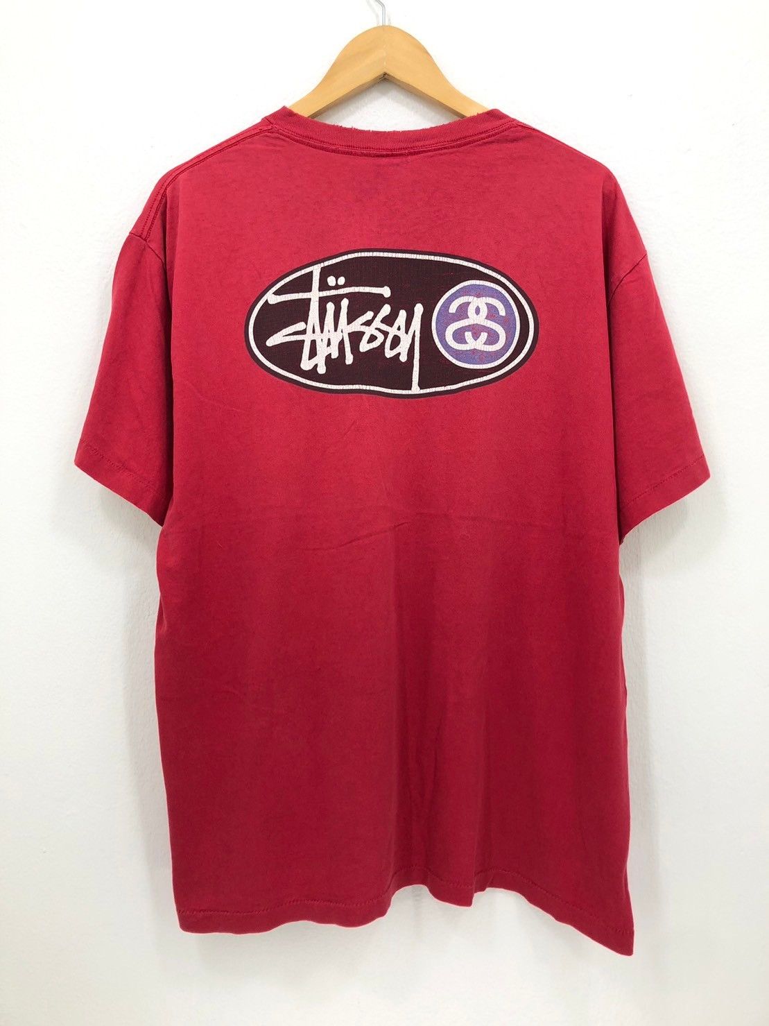Stussy × Vintage Vintage 90's Stussy shirt Big Logo wts01 Size US XL / EU 56 / 4 - 3 Thumbnail