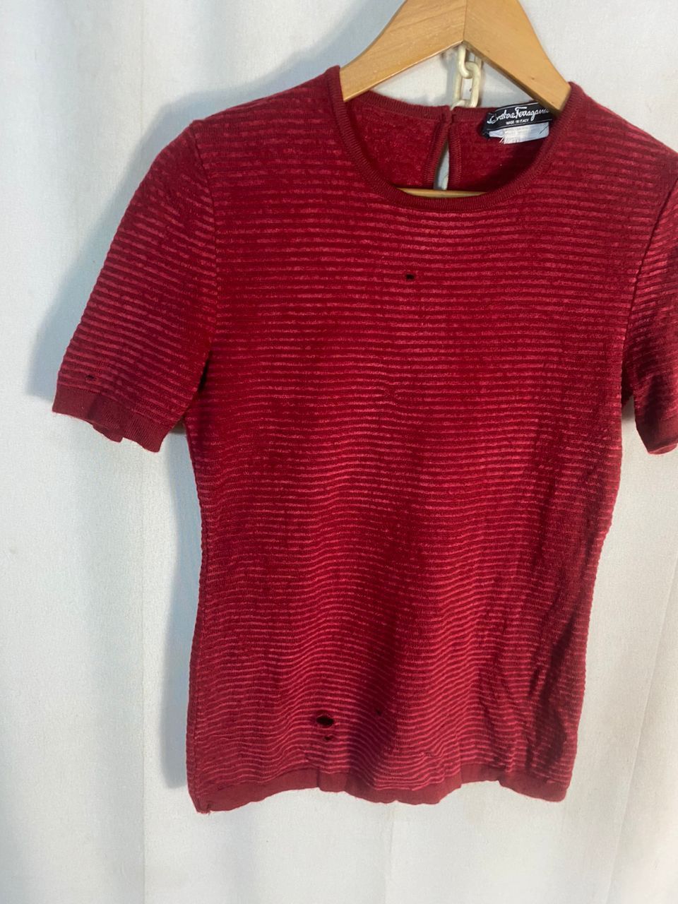 Salvatore Ferragamo Salvatore ferragamo stripe blouse shirt Size S / US 4 / IT 40 - 3 Thumbnail