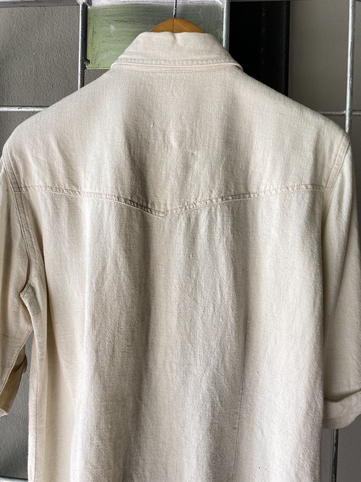 Tommy Hilfiger Tommy Hilfiger Off-White Shirt Size S / US 4 / IT 40 - 6 Thumbnail