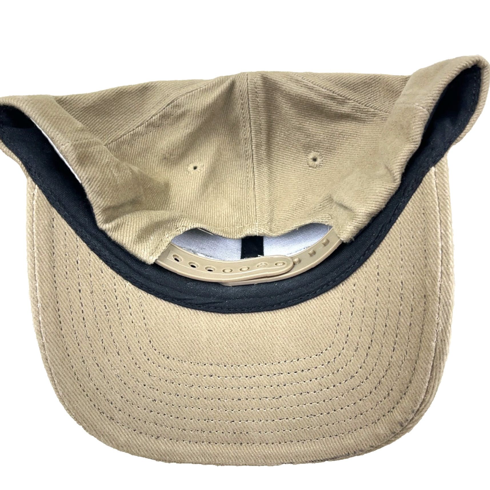 Nike VINTAGE Nike Hat Cap Snapback Brown Tan Swoosh Spell Out 90s Taiwan Rare Khaki Mens One Size Brown Nike Hat Snapback 90s Taiwan Rare Khaki Size ONE SIZE - 4 Thumbnail