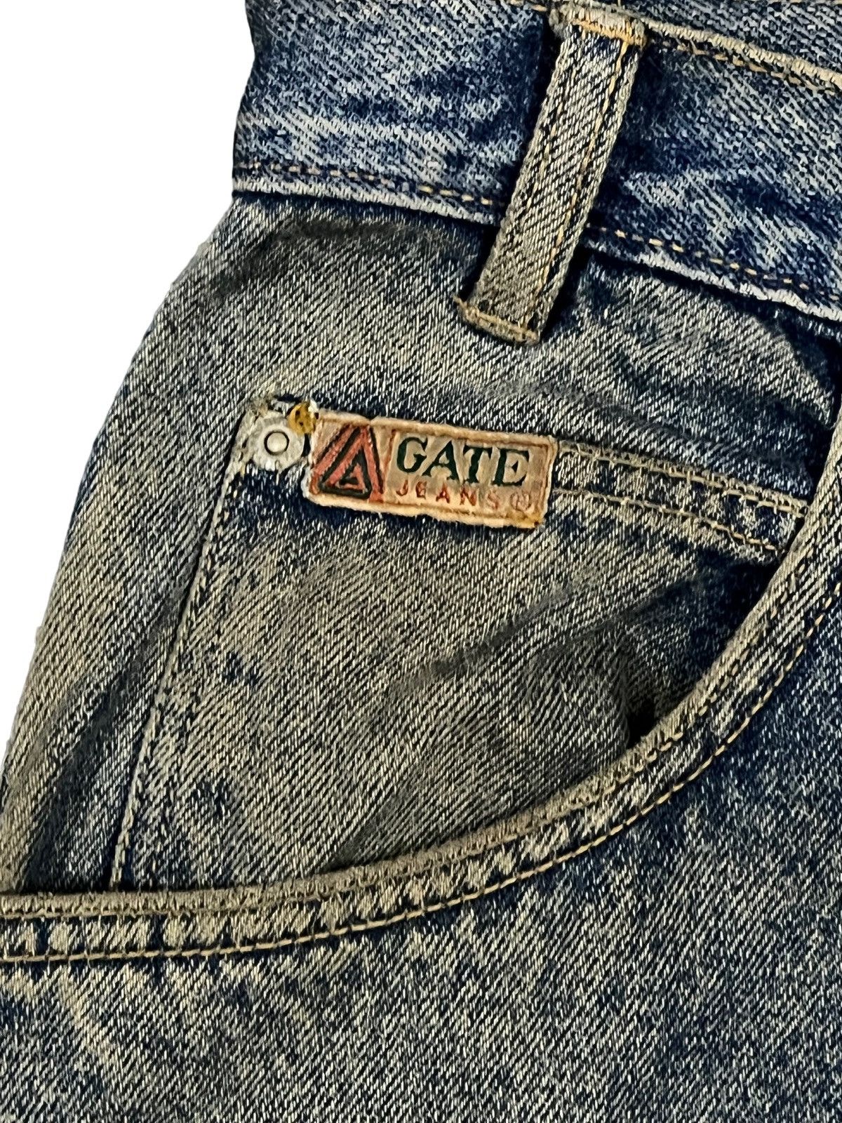 Yasuyuki Ishii Vintage Gate Jeans Mudwash Denim Size US 34 / EU 50 - 3 Thumbnail