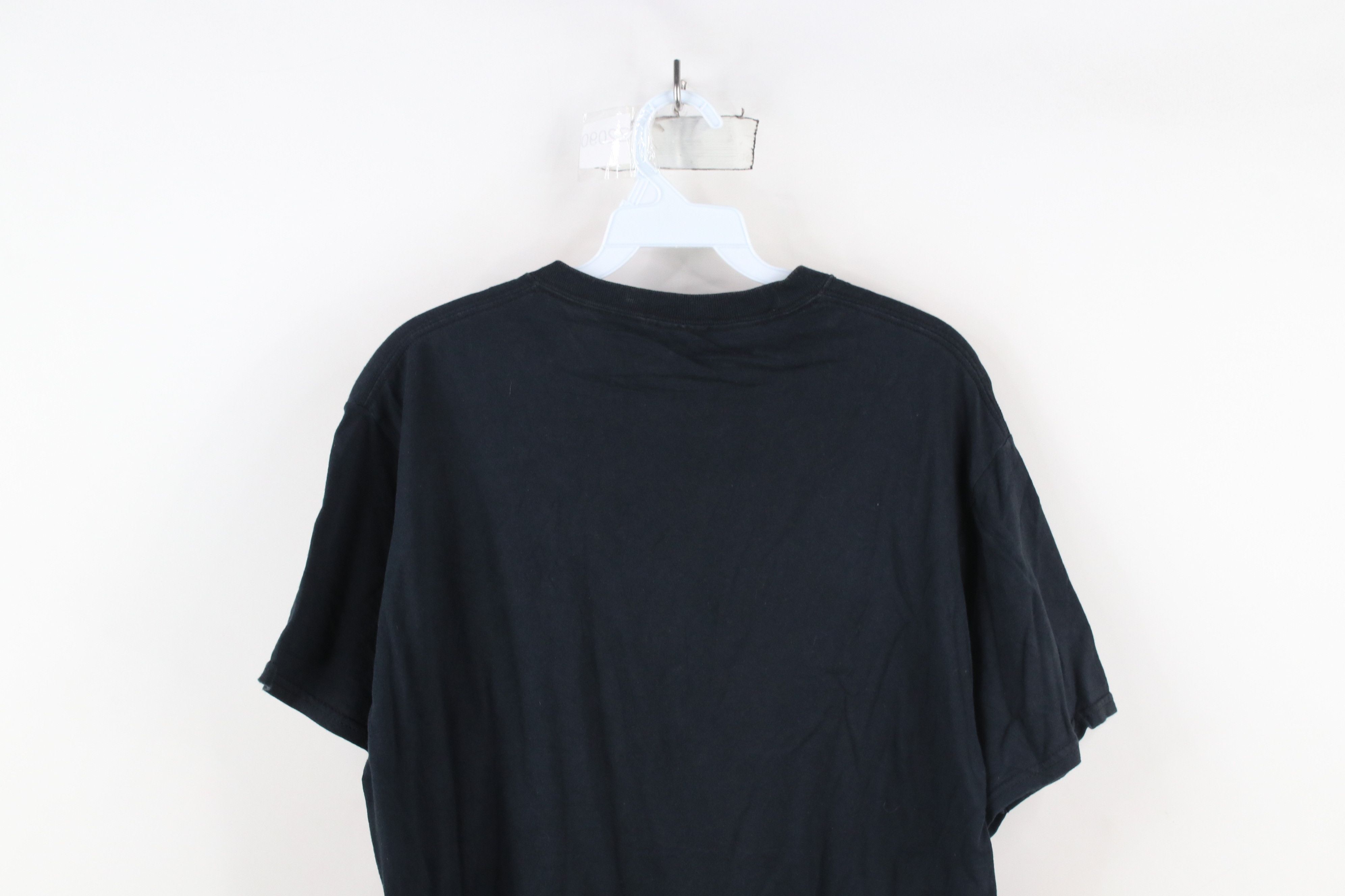 Vintage Vintage 90s Y2K Streetwear Grim Reaper Pitbull Dog T-Shirt Size US M / EU 48-50 / 2 - 12 Thumbnail