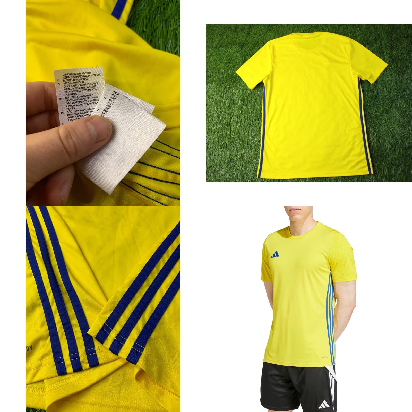 Adidas ADIDAS PERFORMANCE TABELA ORIGINAL 2024 FOOTBALL SHIRT JERSEY L Mens Yellow and Blue Football Shirt 2024 Adidas Tabela Size US L / EU 52-54 / 3 - 8 Thumbnail
