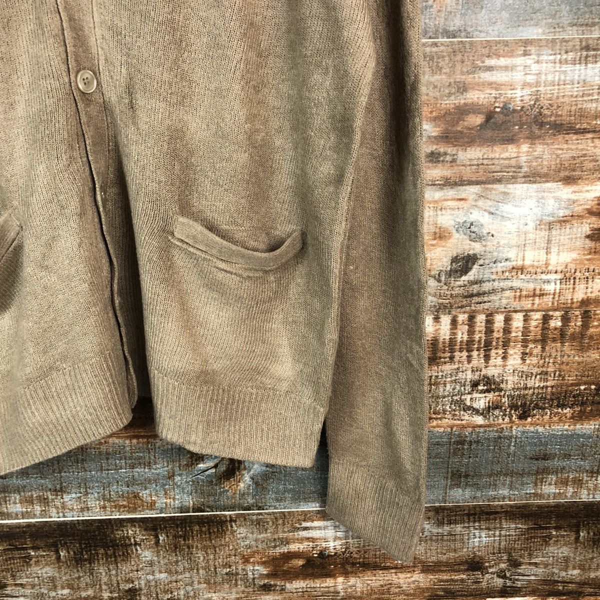 GU GU japan Brown Cardigan Knitwear #A1743 Size US M / EU 48-50 / 2 - 8 Thumbnail