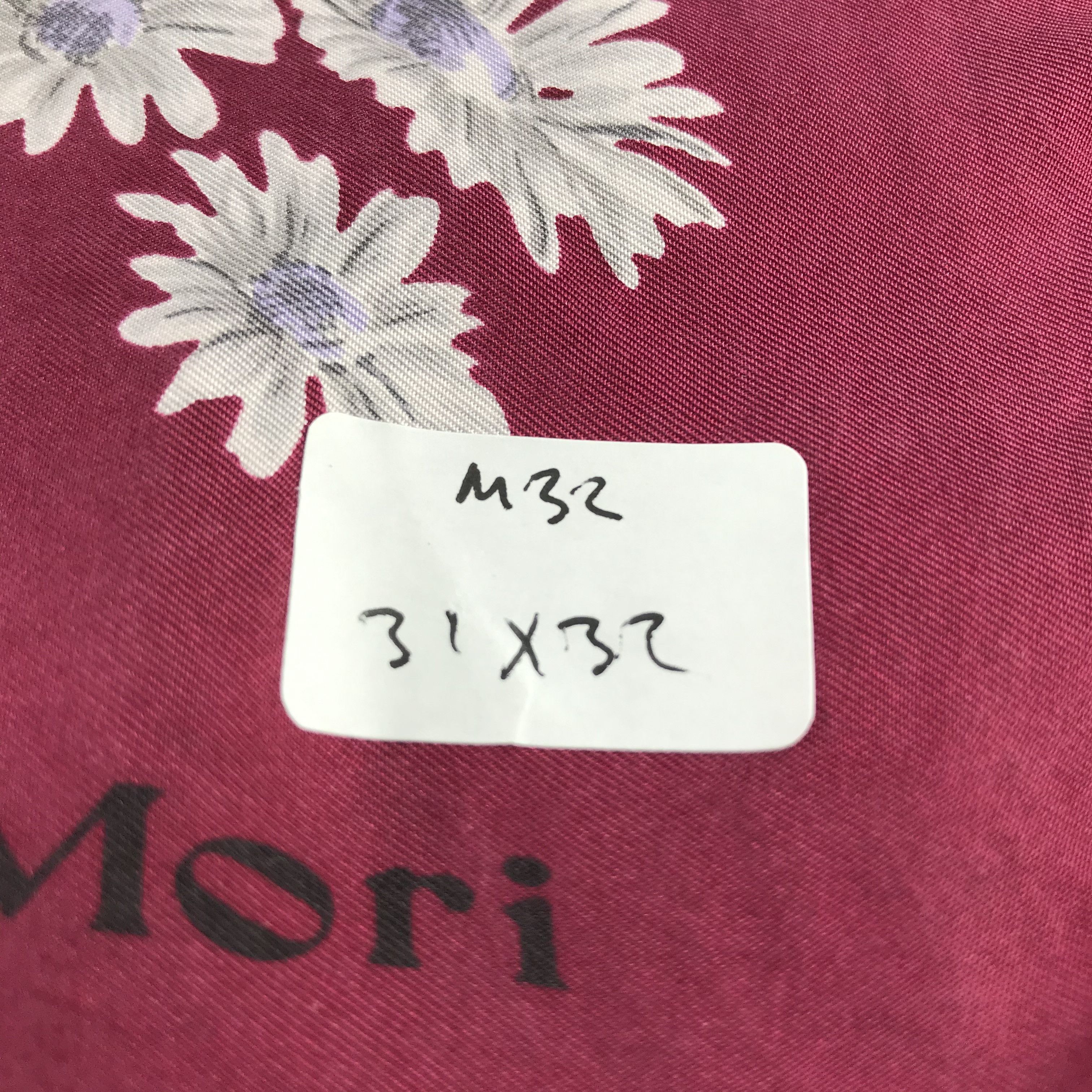 Hanae Mori Hanae Mori Floral Silk Scarf M32 Size ONE SIZE - 12 Thumbnail