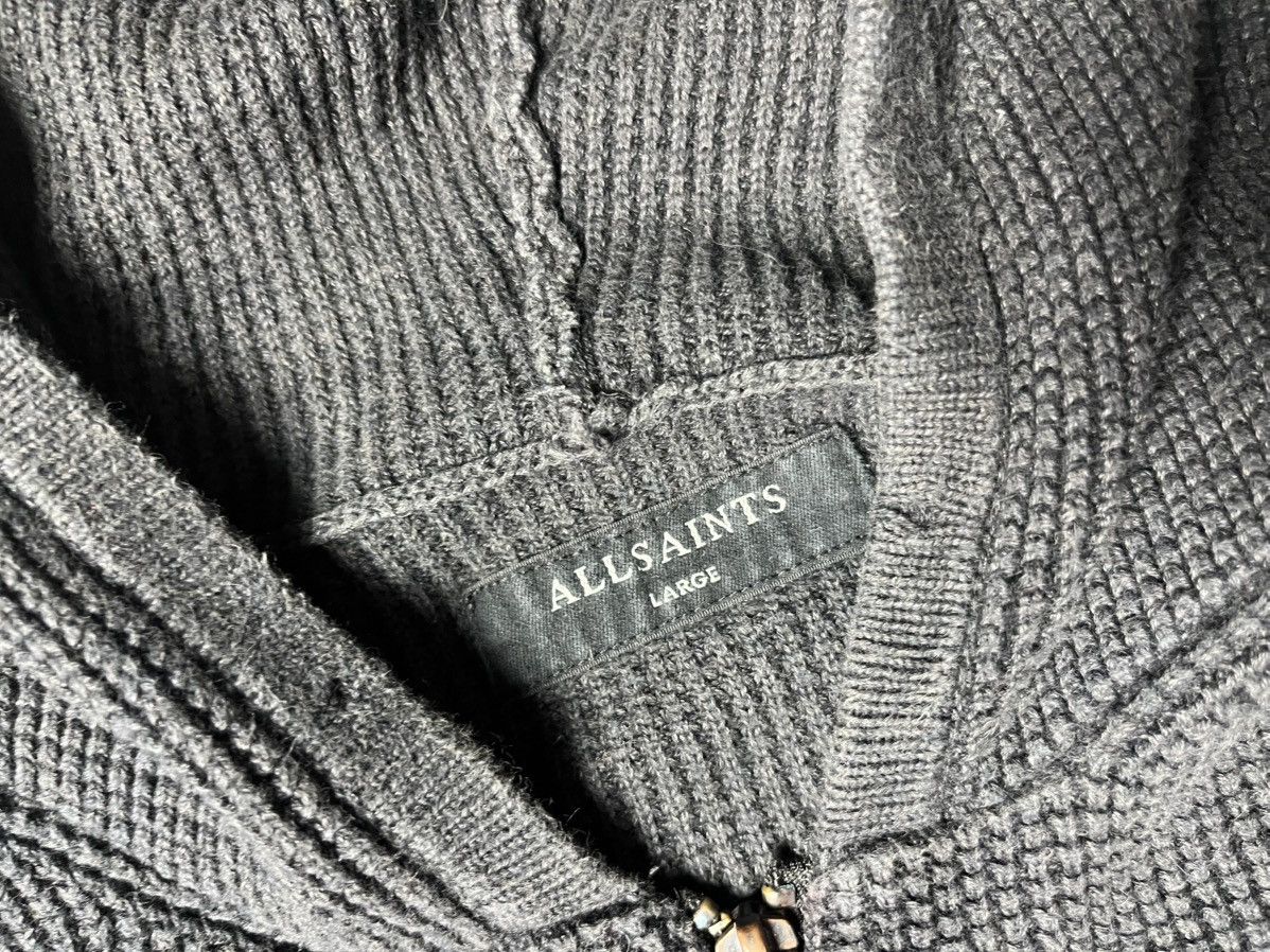 Allsaints Allsaints zip hoodie knited sweater size Large Size US L / EU 52-54 / 3 - 4 Thumbnail