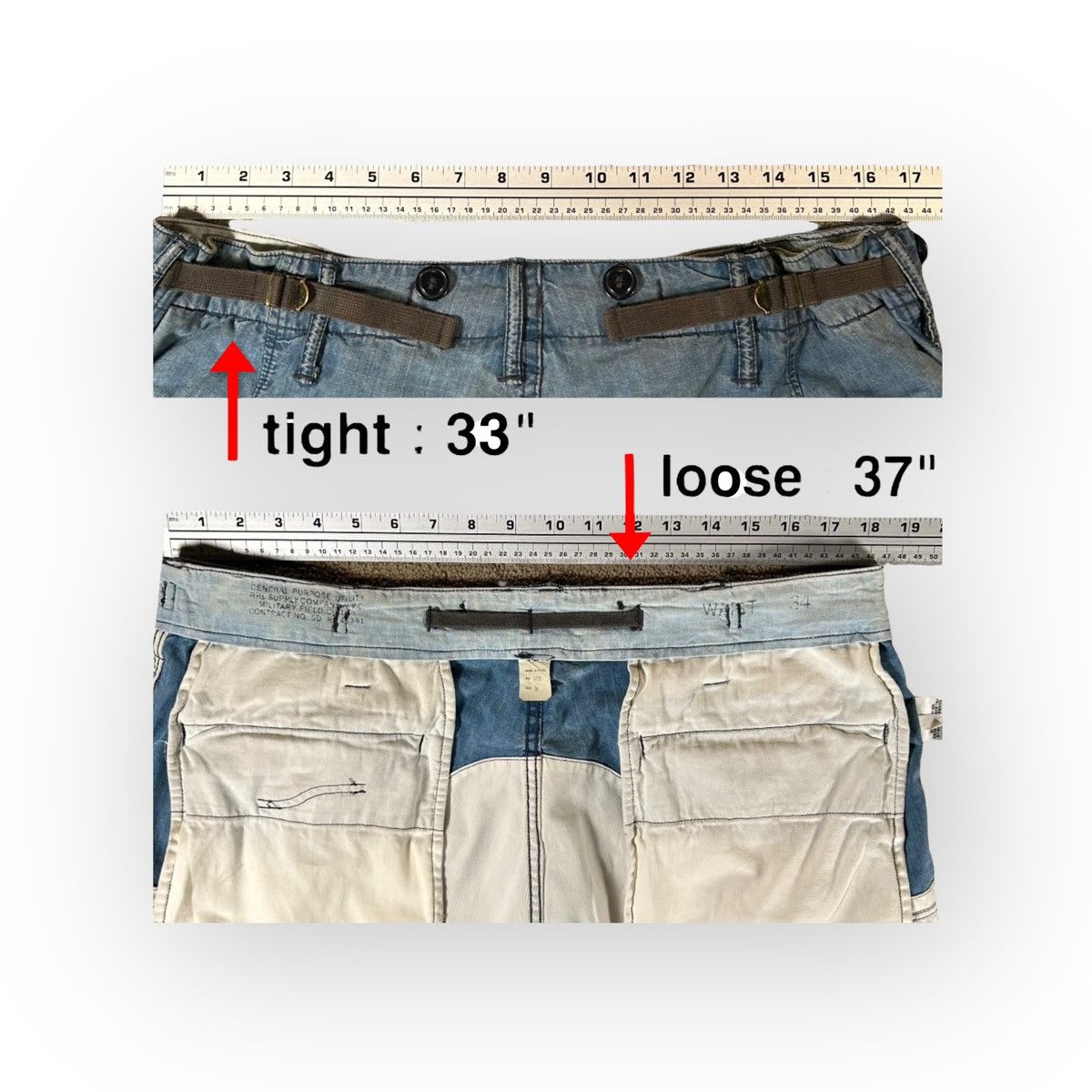 Polo Ralph Lauren Ralph Lauren Indigo Mercantile Ripstop Cargo Short Size US 33 - 6 Thumbnail
