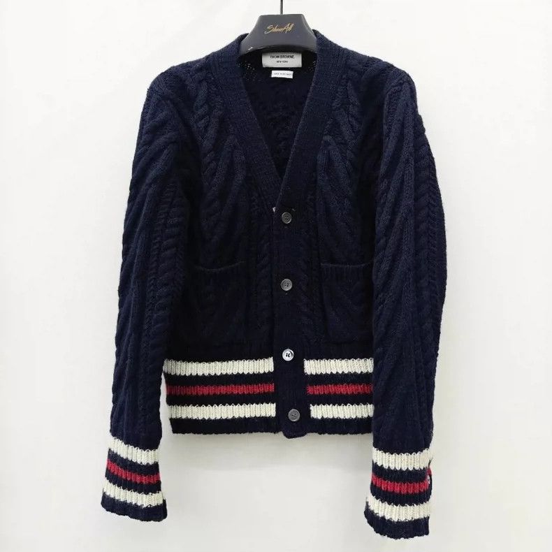 Thom Browne Thom Browne Knitted cardigans Size US M / EU 48-50 / 2 - 1 Thumbnail