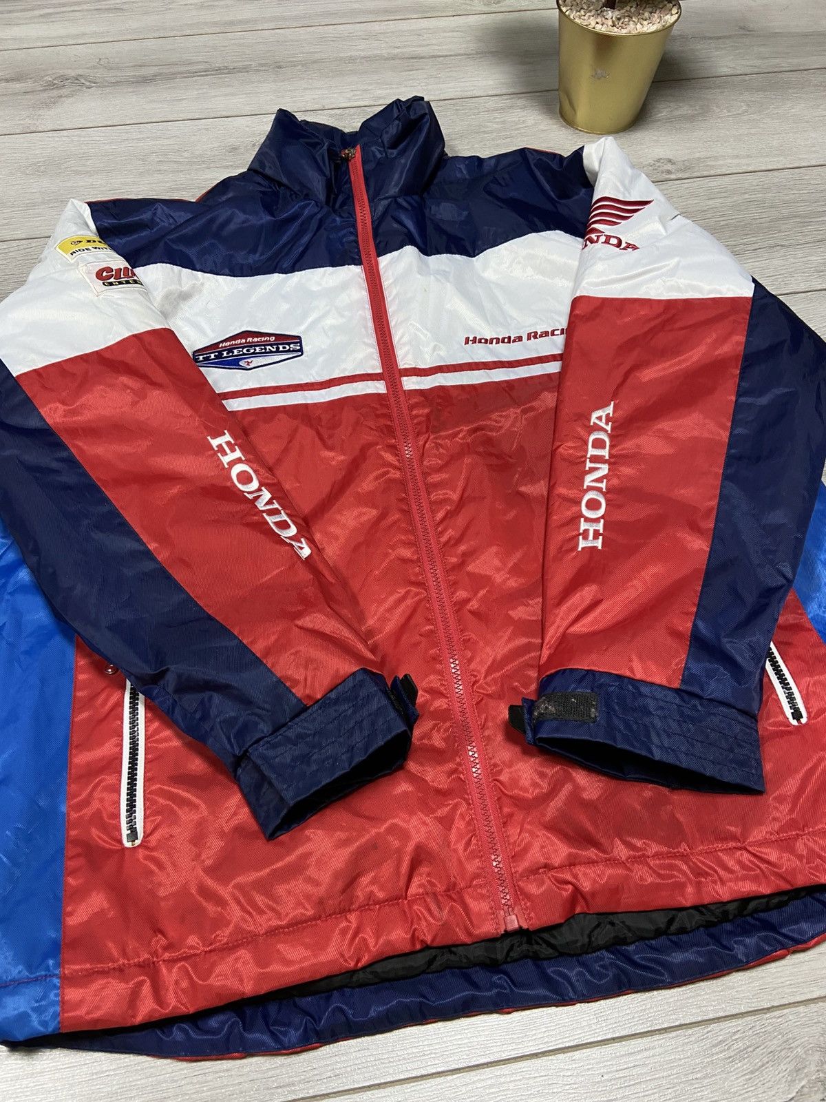 Honda Honda vintage big logo racing jacket big logo Size US L / EU 52-54 / 3 - 6 Thumbnail