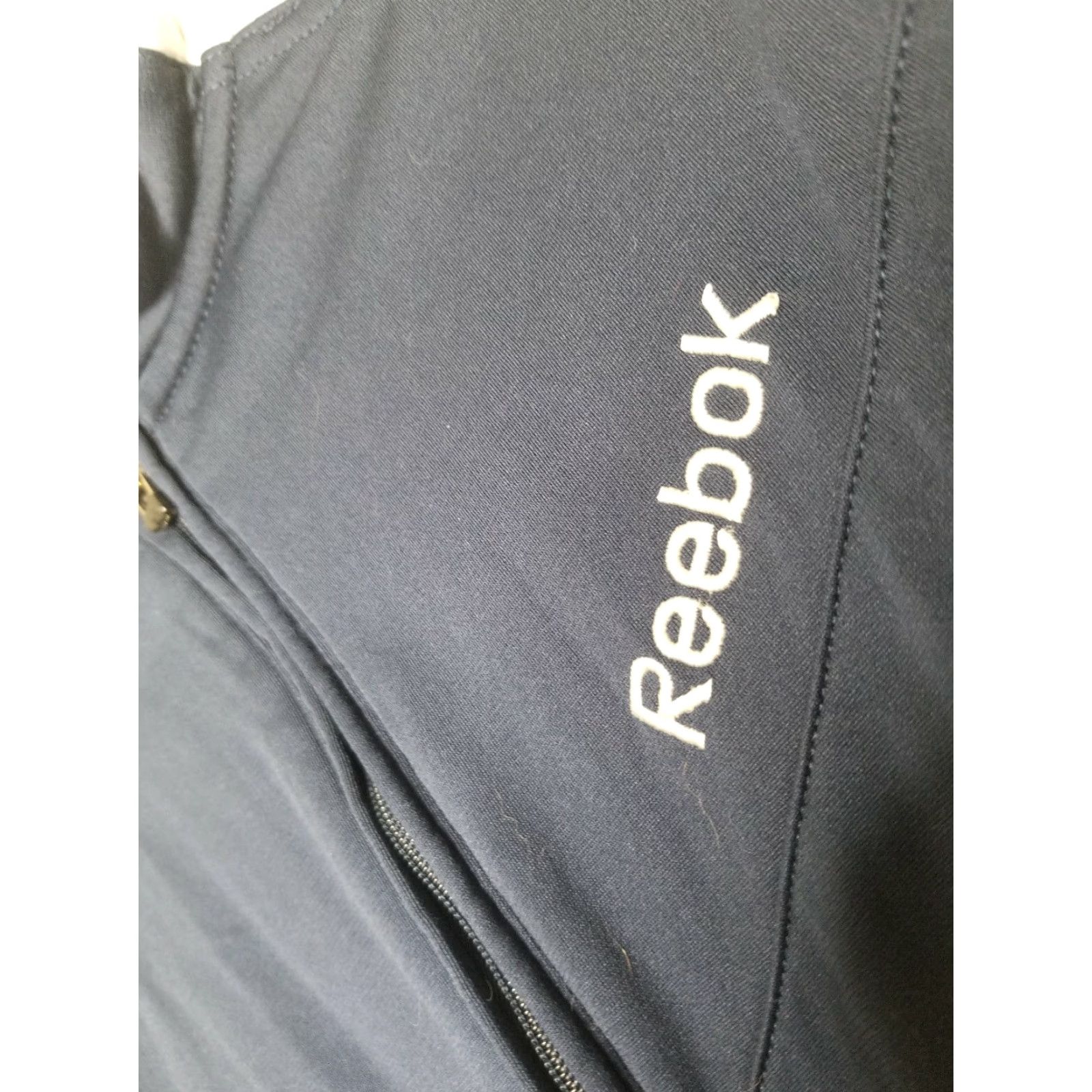 Reebok Retro Reebok Softshell Track Jacket Mens M Navy Blue White Size US M / EU 48-50 / 2 - 3 Thumbnail