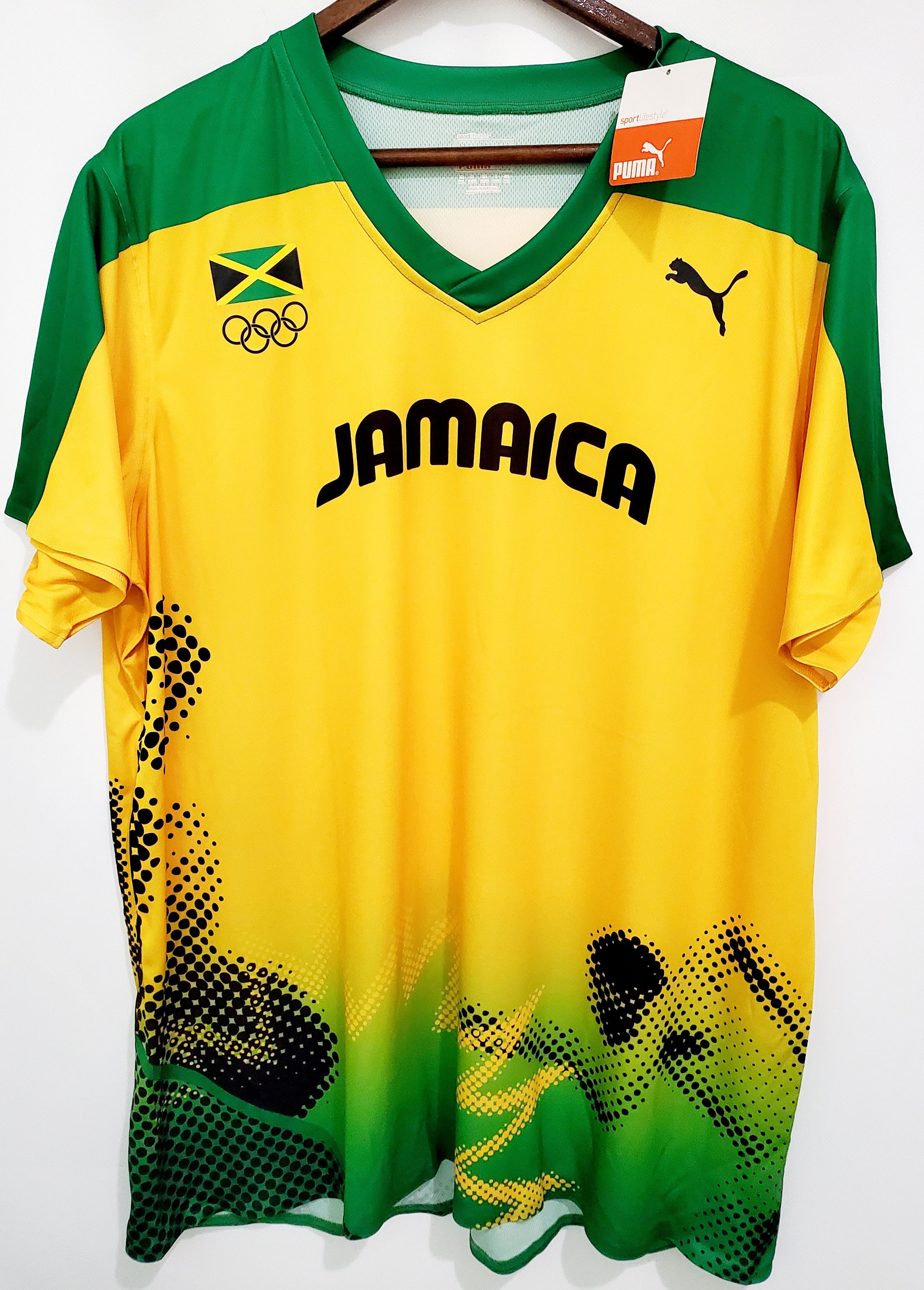 Puma × USA Olympics Jamaica Pro Elite Olympics 2012 Running Singlet Usain Bolt Size US XXL / EU 58 / 5 - 1 Thumbnail