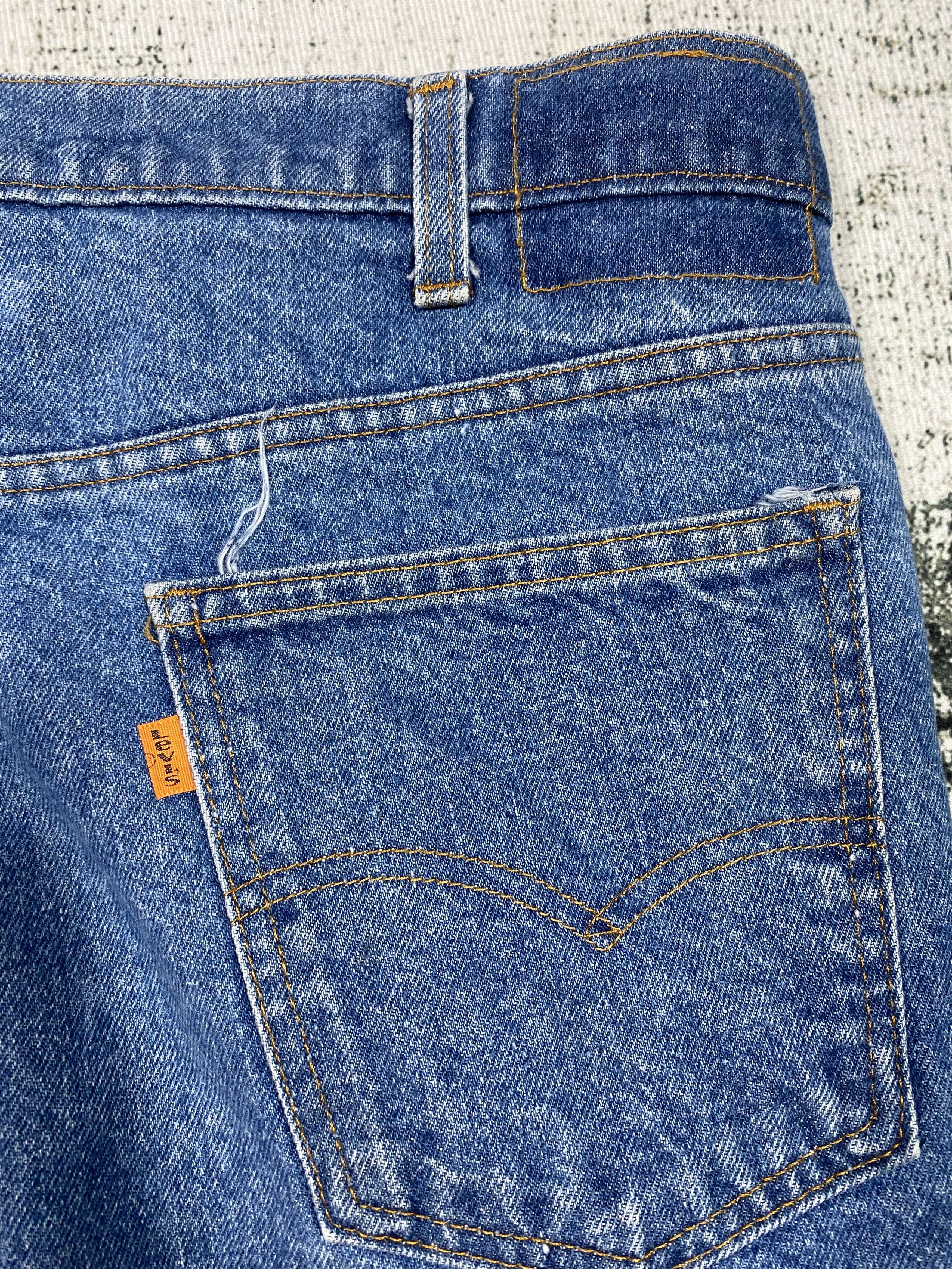 Levi's SICKS💥 517 Jeans 80s Bootcut Distressed Vintage Orange Tab Size US 38 / EU 54 - 11 Thumbnail