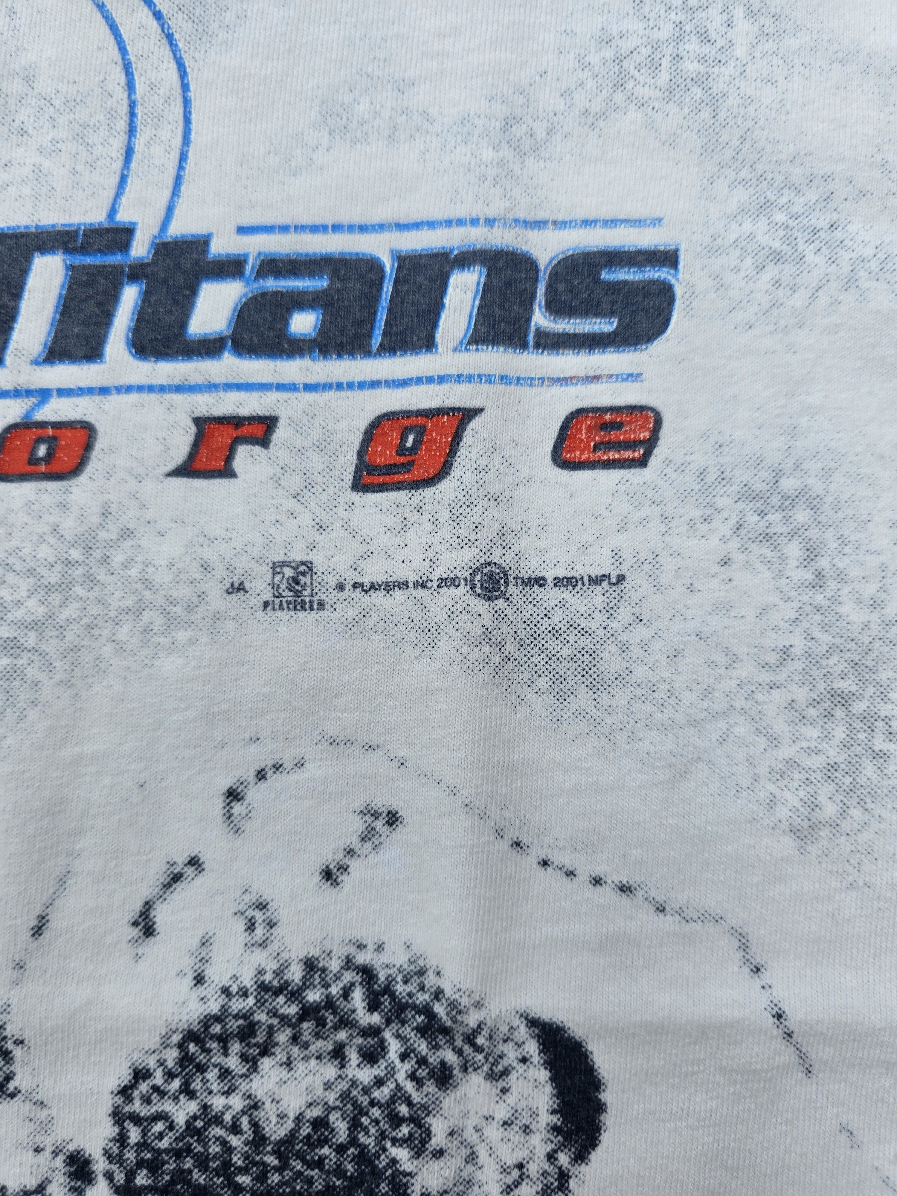 All Sport Vintage Tennessee Titans NFL Football Eddie George 90s Size US XL / EU 56 / 4 - 2 Thumbnail