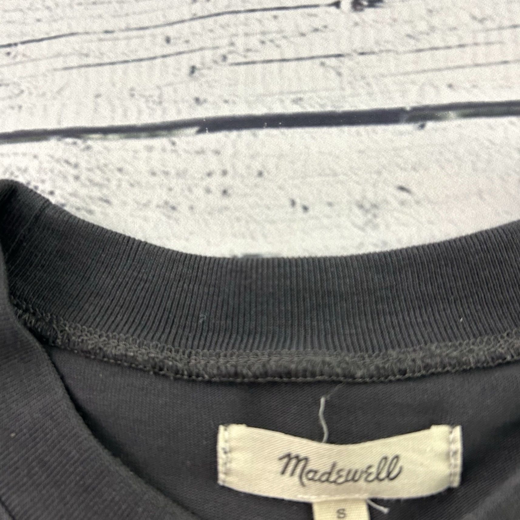 Madewell Madewell Supima Cotton Essential Long Sleeve Tee Shirt Women's Small Gray Shirt Size S / US 4 / IT 40 - 2 Thumbnail