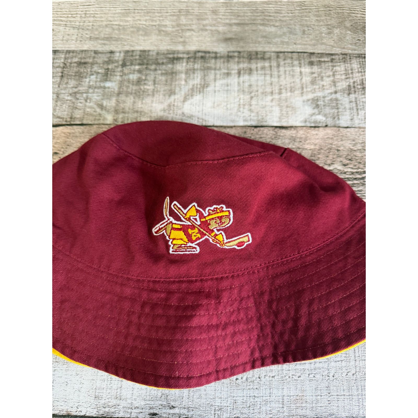 NCAA Minnesota Gophers Hockey Reversible Bucket Hat Size ONE SIZE - 2 Thumbnail