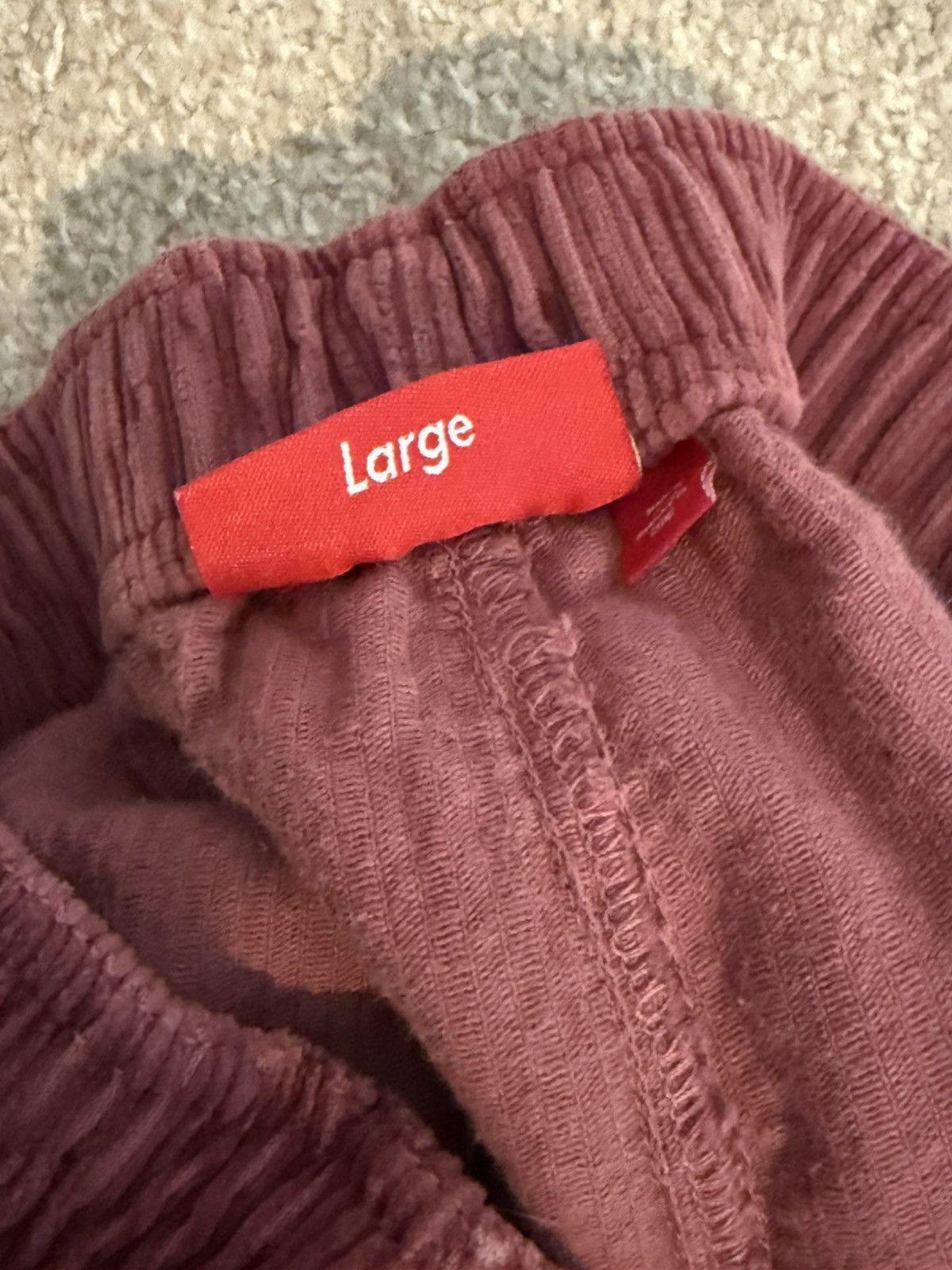 Supreme Supreme Corduroy Skate Pants (Pink) Size US 34 / EU 50 - 6 Thumbnail
