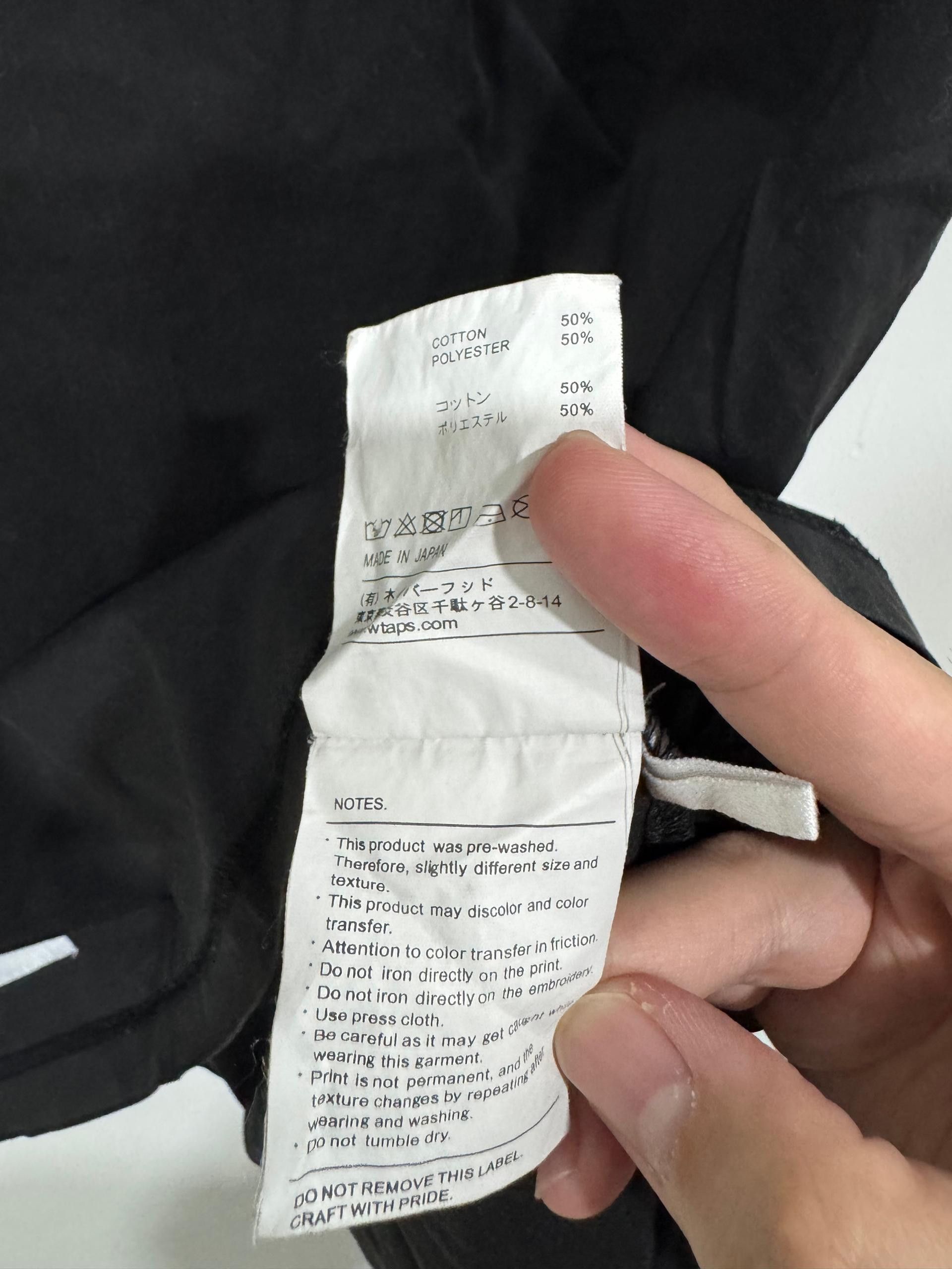 Wtaps WTAPS Black Tee Size US XXL / EU 58 / 5 - 5 Thumbnail