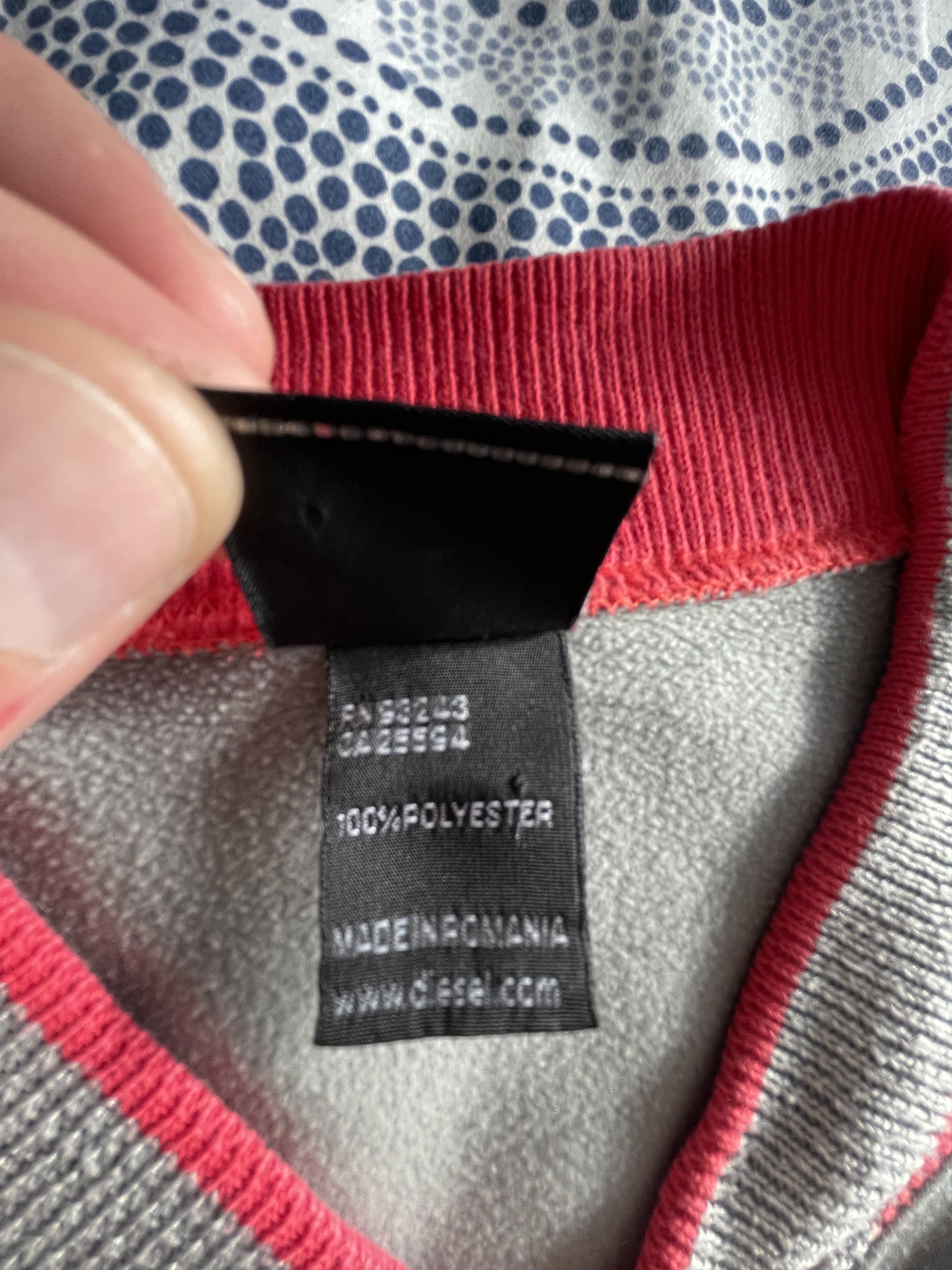 Diesel Diesel European Tour Track Jacket Y2K Gray Red Size US S / EU 44-46 / 1 - 6 Thumbnail