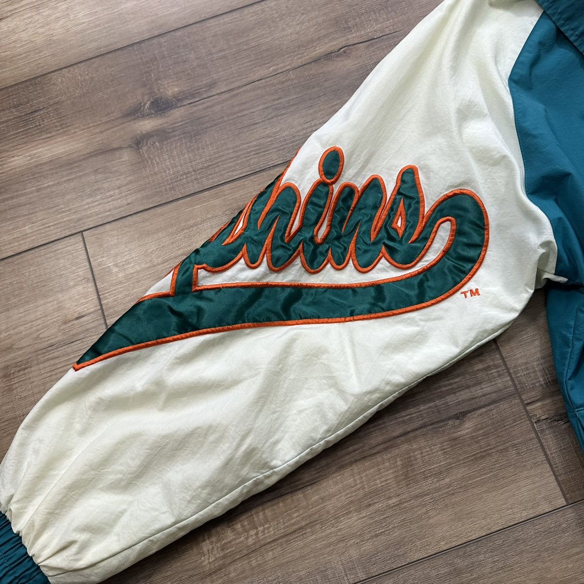 Logo Athletic Vintage 90s Logo Athletic Miami Dolphins Windbreaker Jacket Size US L / EU 52-54 / 3 - 9 Thumbnail