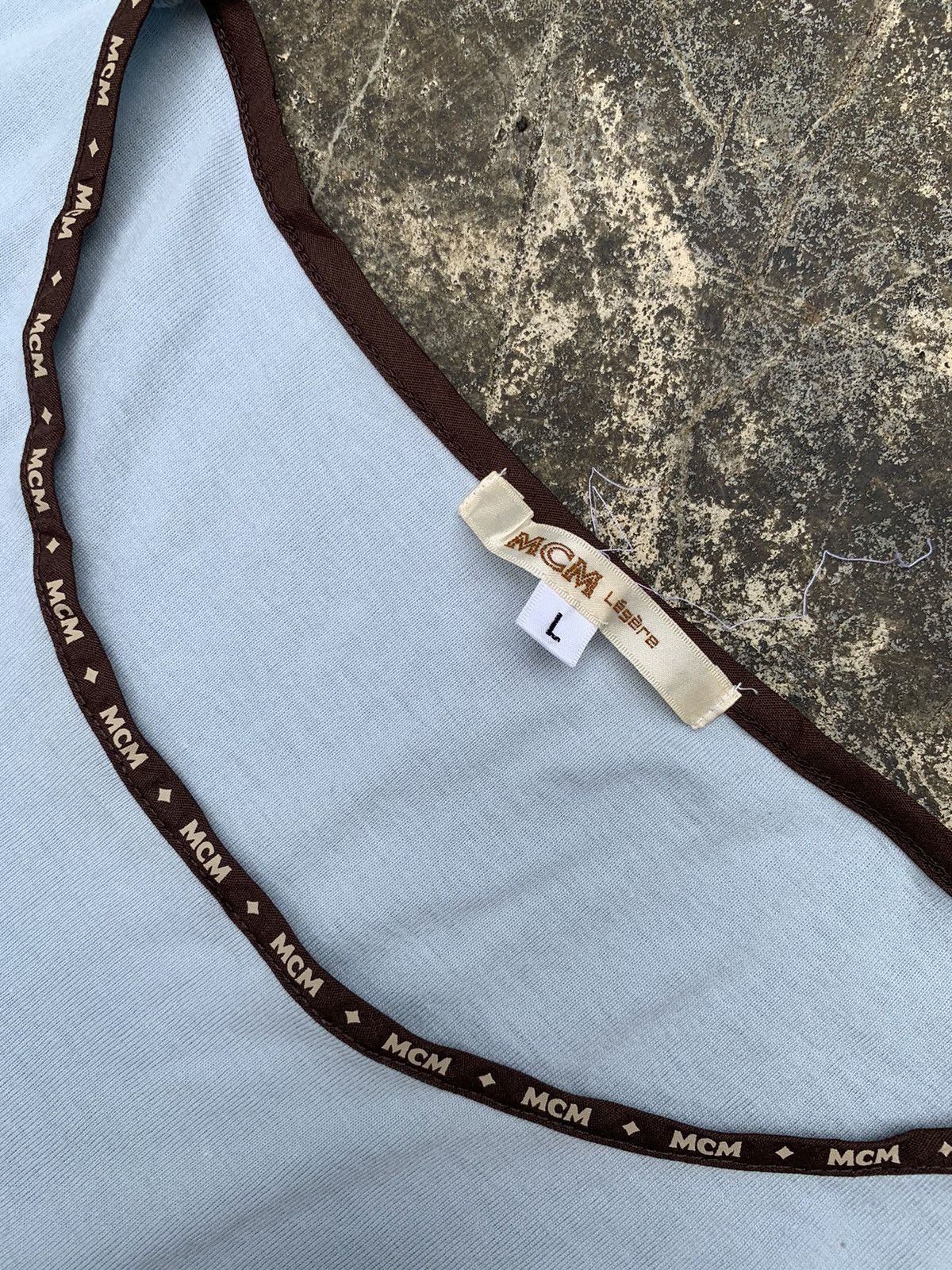 MCM × Vintage Vintage MCM Legere Ringer Tee Size L / US 10 / IT 46 - 5 Thumbnail