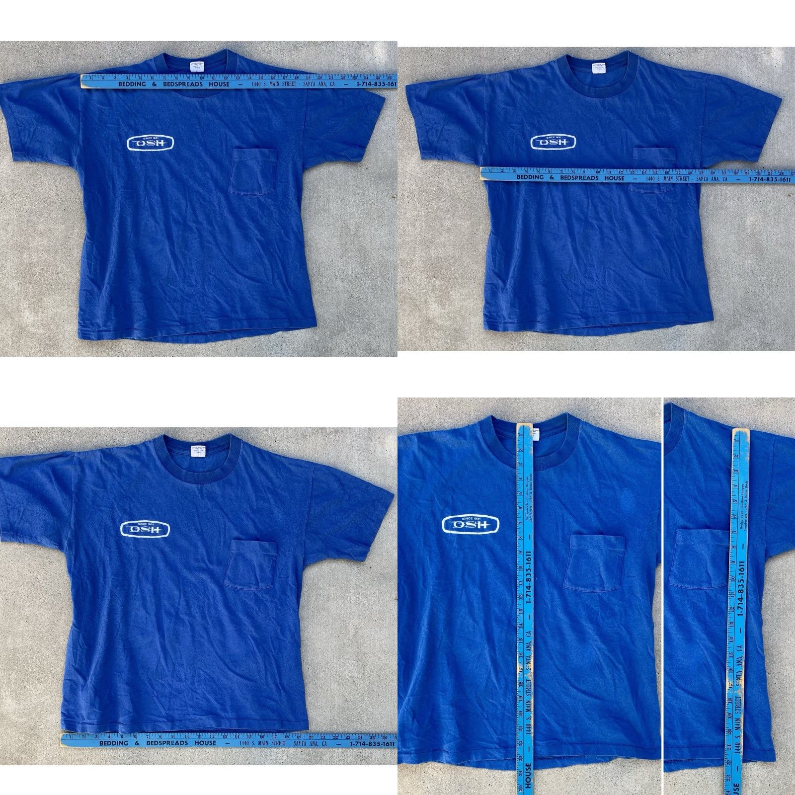Vintage VINTAGE OSH Pocket Tee T-Shirt Blue L Men Small Stitch Since 1931 OSH Single Stitch Pocket Tee T-Shirt Orchard Suppy Hardware L Size US L / EU 52-54 / 3 - 11 Thumbnail