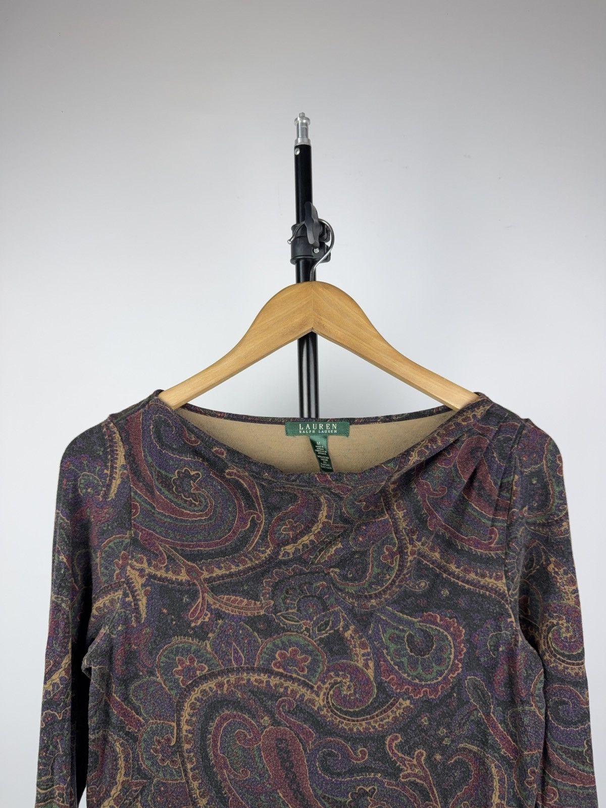 Polo Ralph Lauren 00s Avant Garde Floral Baroque Ralph Lauren long sleeve Size M / US 6-8 / IT 42-44 - 2 Thumbnail
