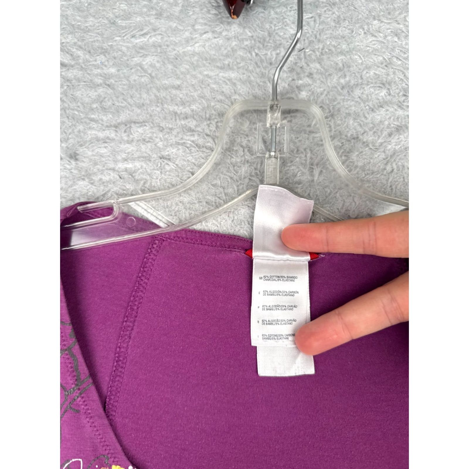 The North Face The North Face Shirt Women XL Purple Floral Tank Sleeveless Scoop Neck Casual Cotton Blend Jersey Size XL / US 12-14 / IT 48-50 - 7 Thumbnail