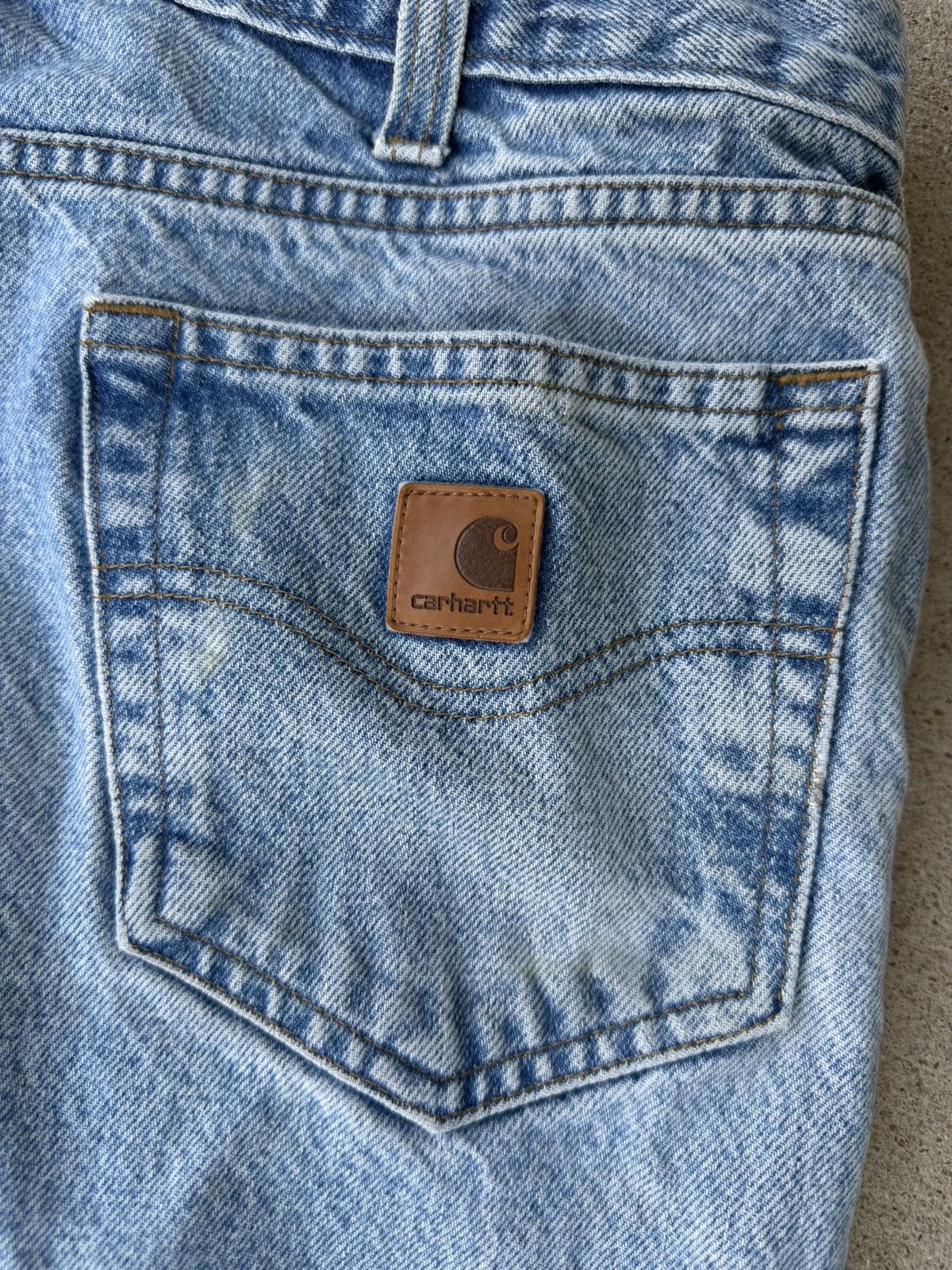 Carhartt Vintage Carharrt B460 LVB Relaxed Fit Denim Jeans Size US 38 / EU 54 - 6 Thumbnail