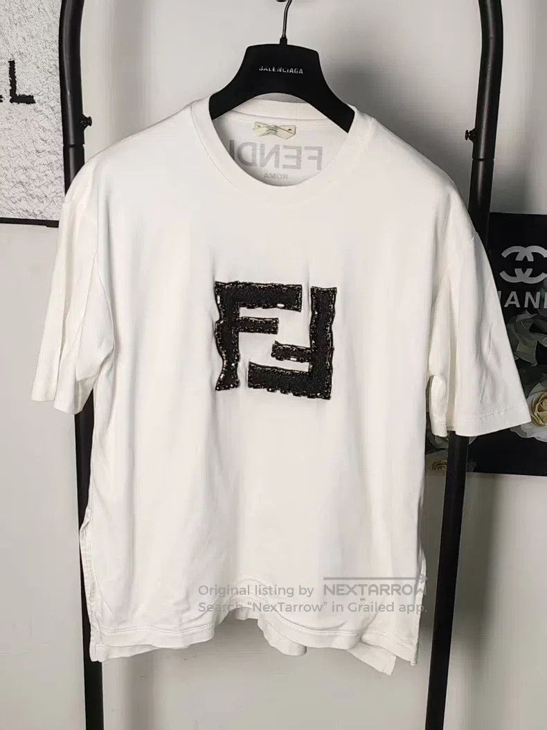 Fendi Fendi Crystal Decorated Short Sleeve Shirt | Grailed