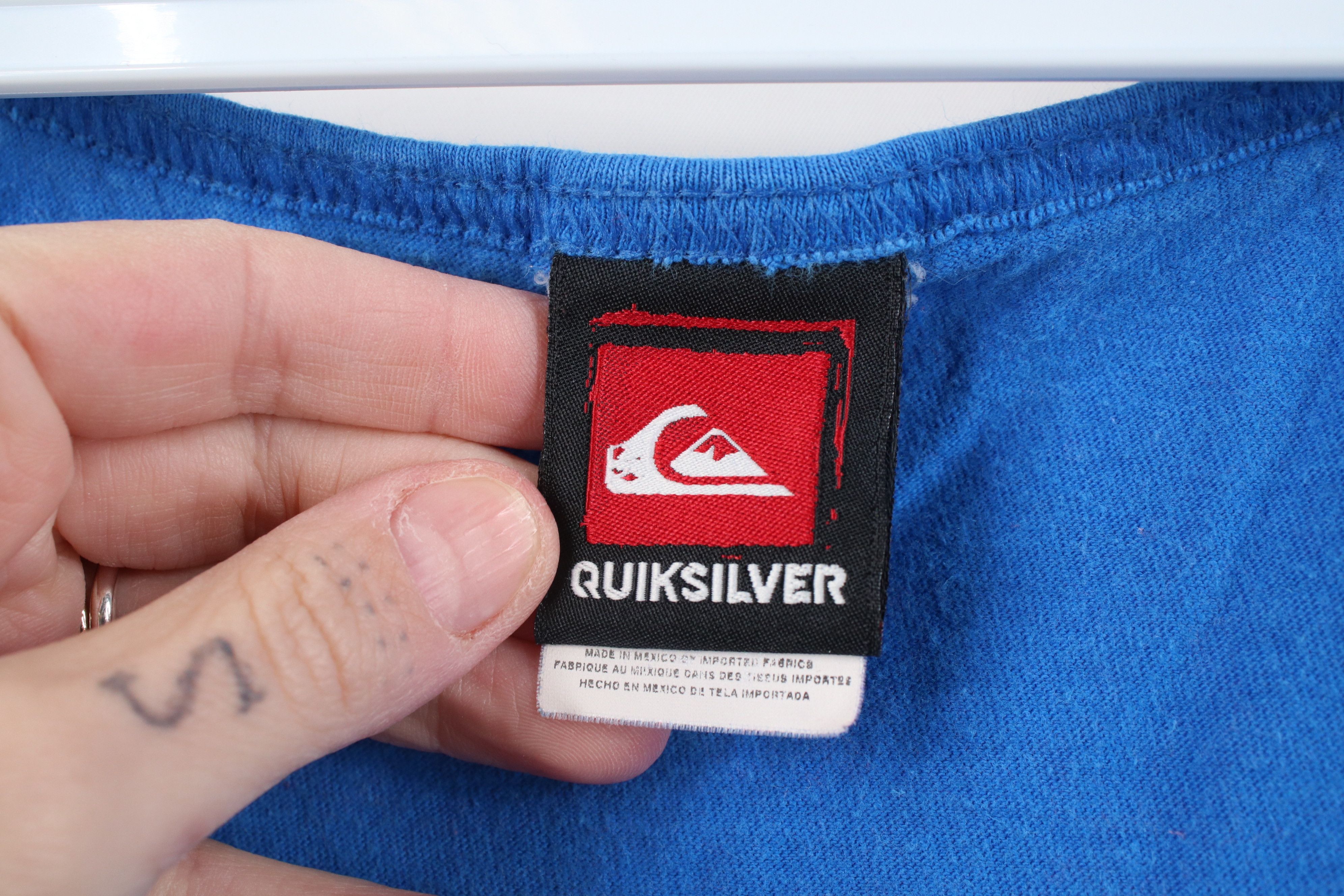 Quiksilver Vintage Y2K Quiksilver Surfing Tank Top T-Shirt Blue Cotton Size US XXL / EU 58 / 5 - 5 Thumbnail